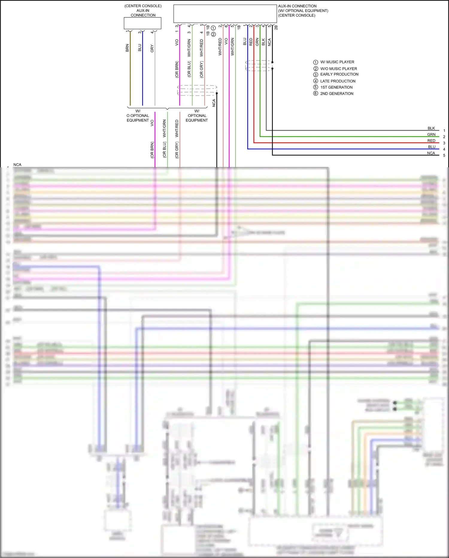 BMW 2 series F22/F23 facelift (2017-2021) video module wiring diagram  (4 of 9)