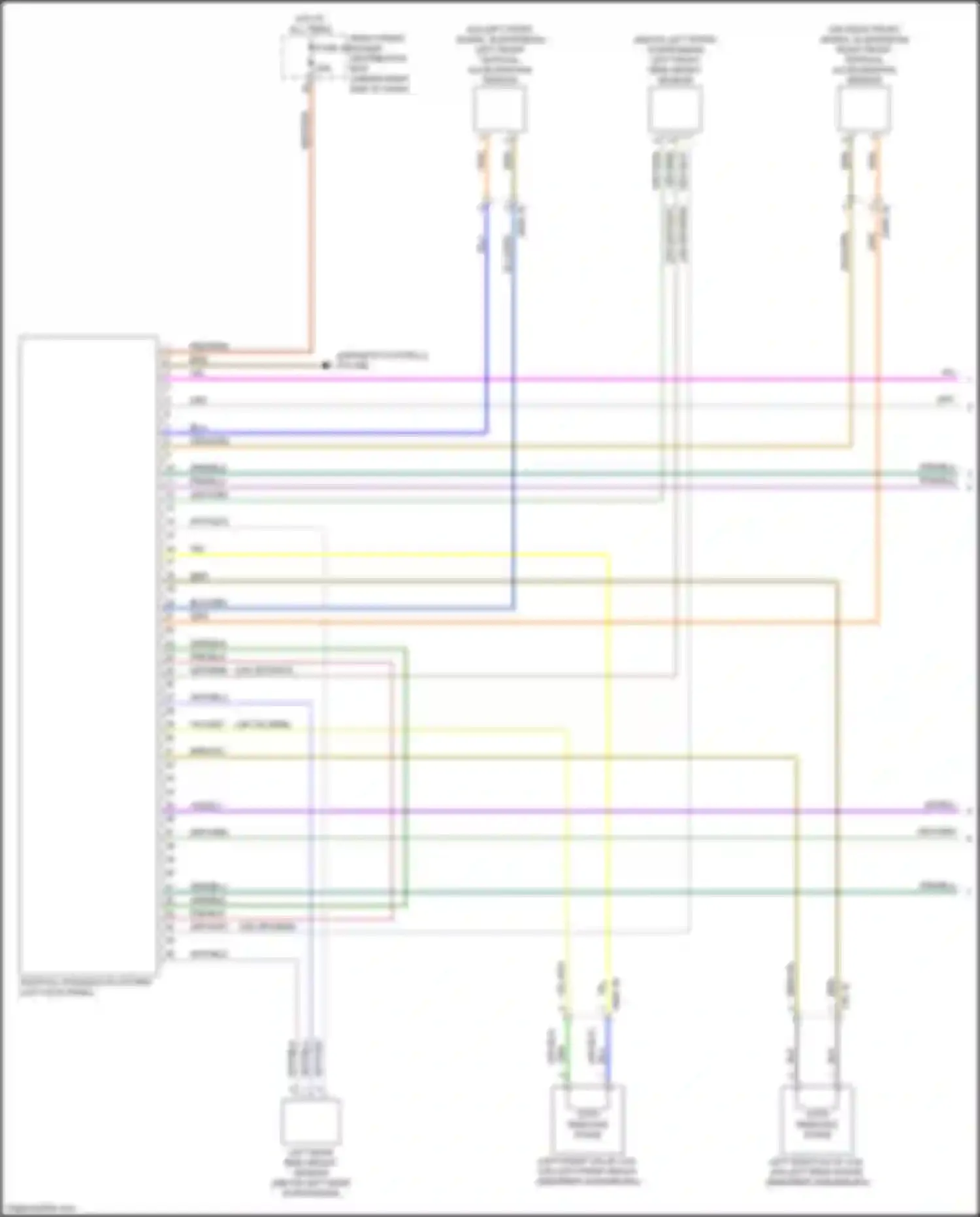 2 series BMW G42 (2021-2024): Electronic suspension circuit (1 of 2)