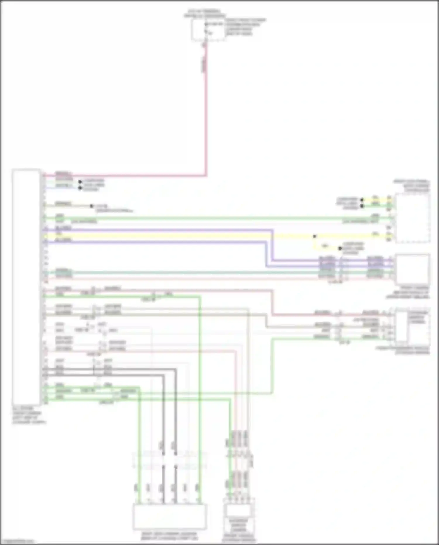 2 series BMW G42 (2021-2024): All around vision camera circuit