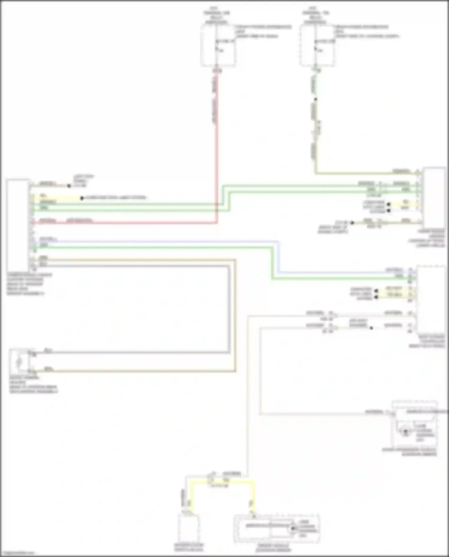 2 series BMW G42 (2021-2024): Lane departure warning circuit, w/ camera