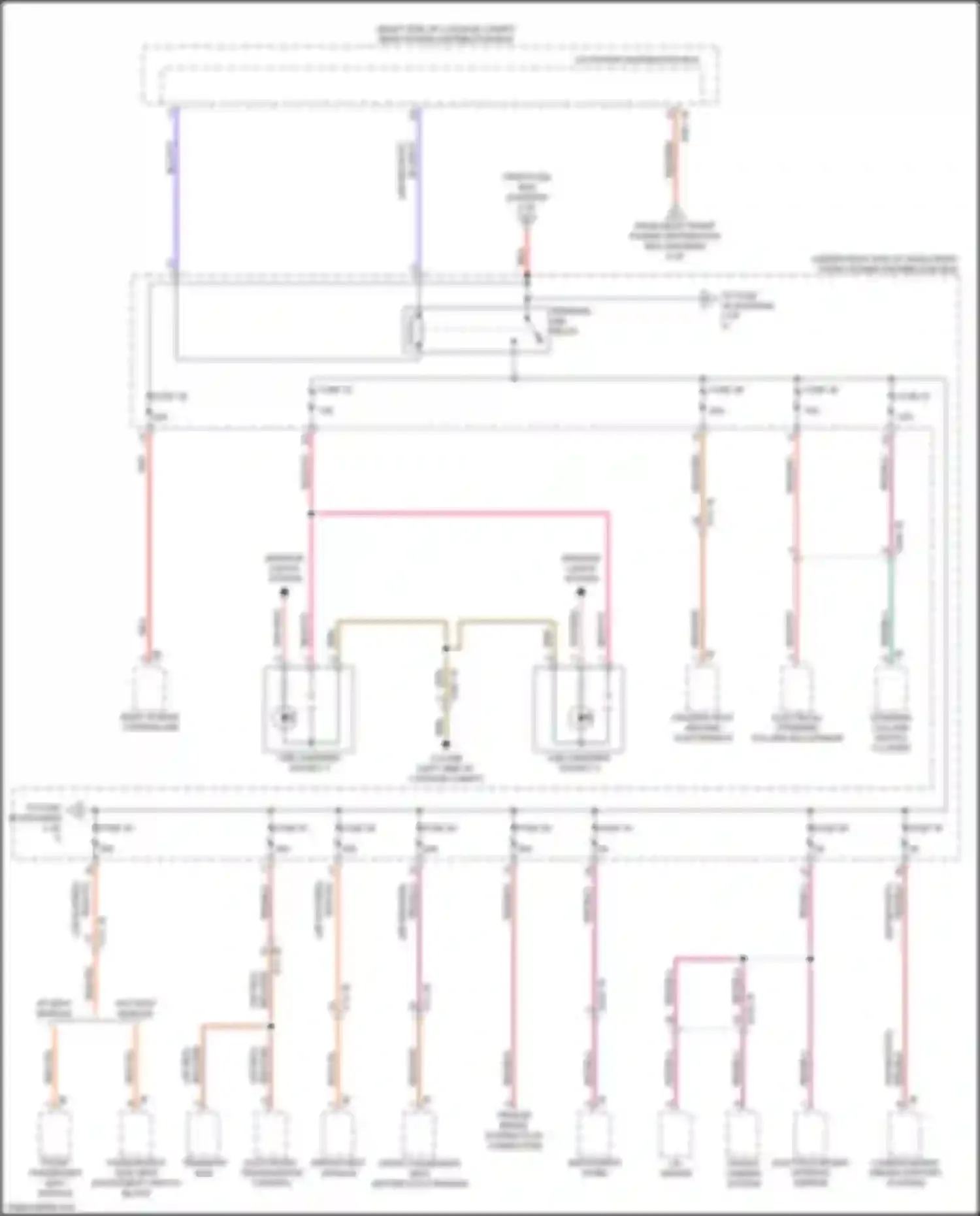 2 series BMW G42 (2021-2024): Power distribution circuit (3 of 7)