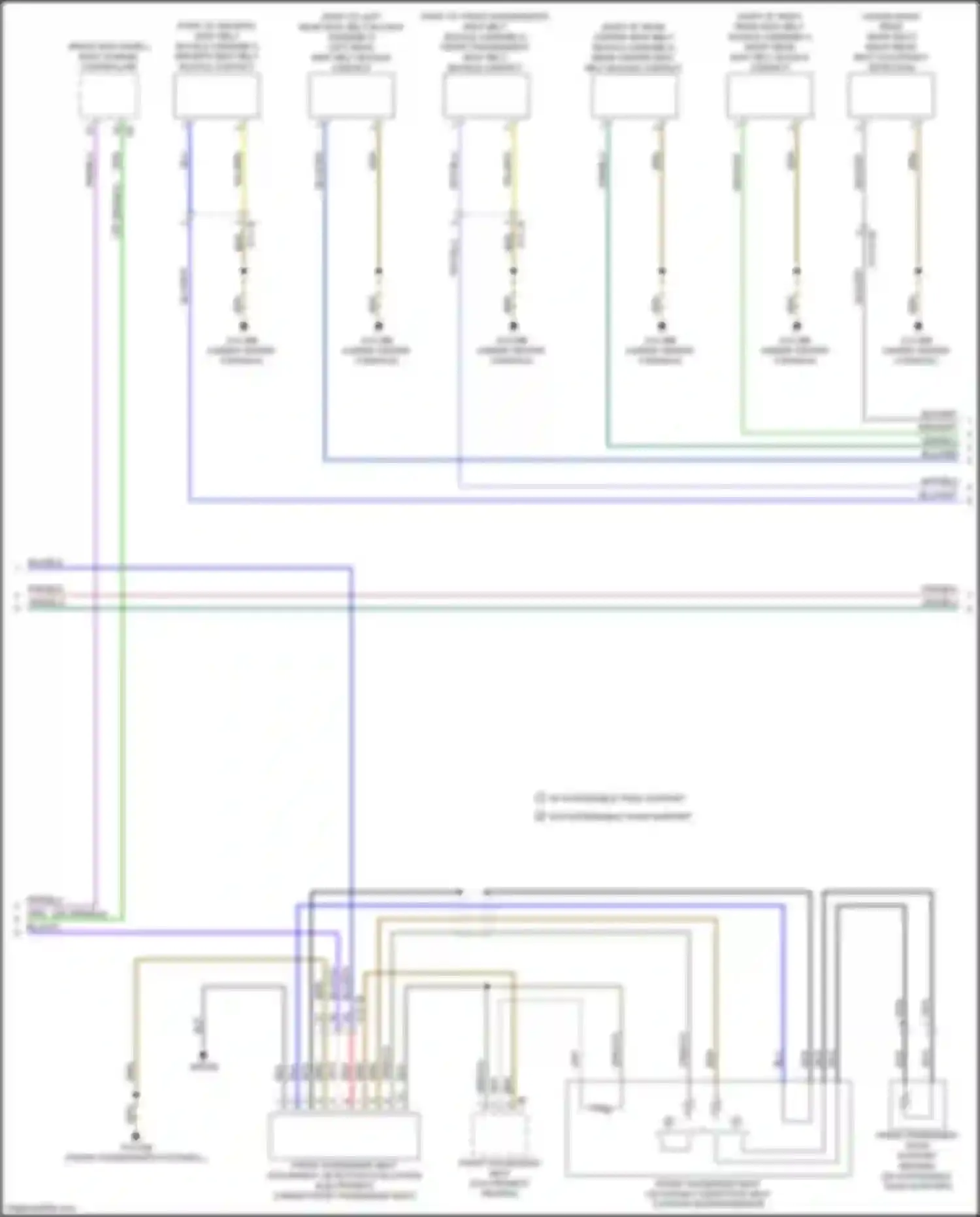 2 series BMW G42 (2021-2024): Supplemental restraints circuit (2 of 4)