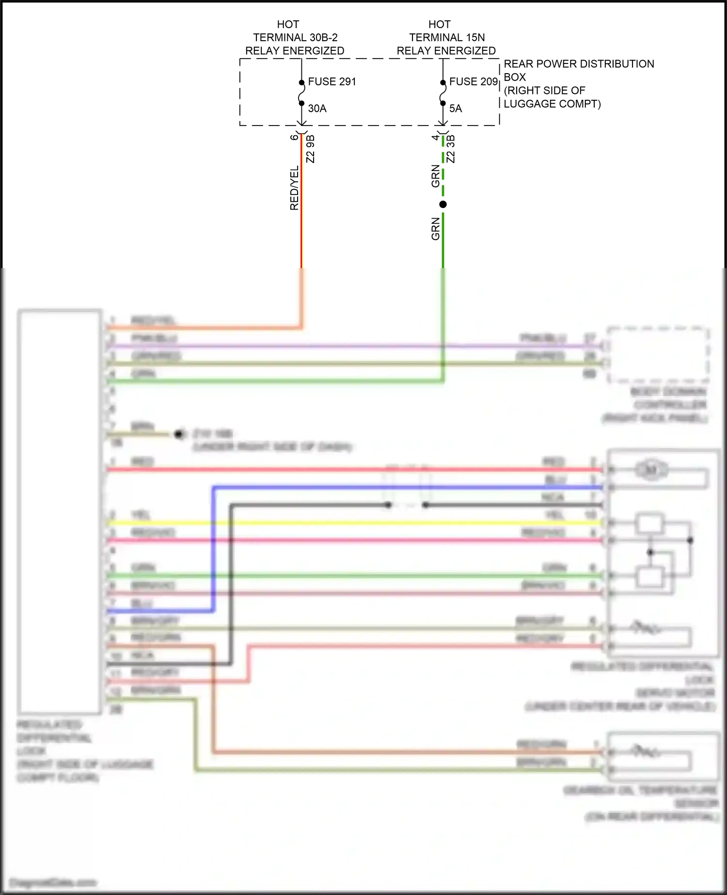 Wiring diagram blu for BMW 2 series G42 (2021-2024) (10 of 69)