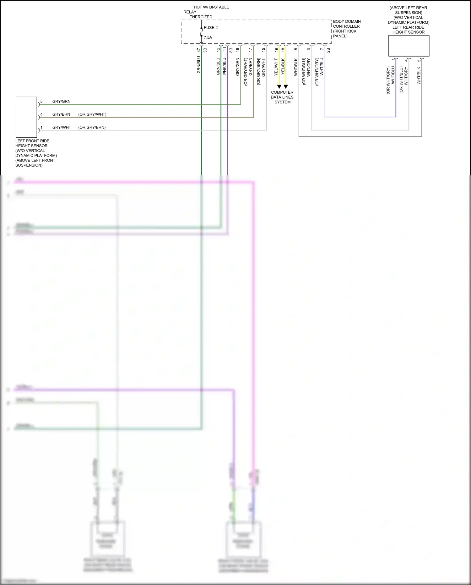 Wiring diagram body domain controller for BMW 2 series G42 (2021-2024) (33 of 36)