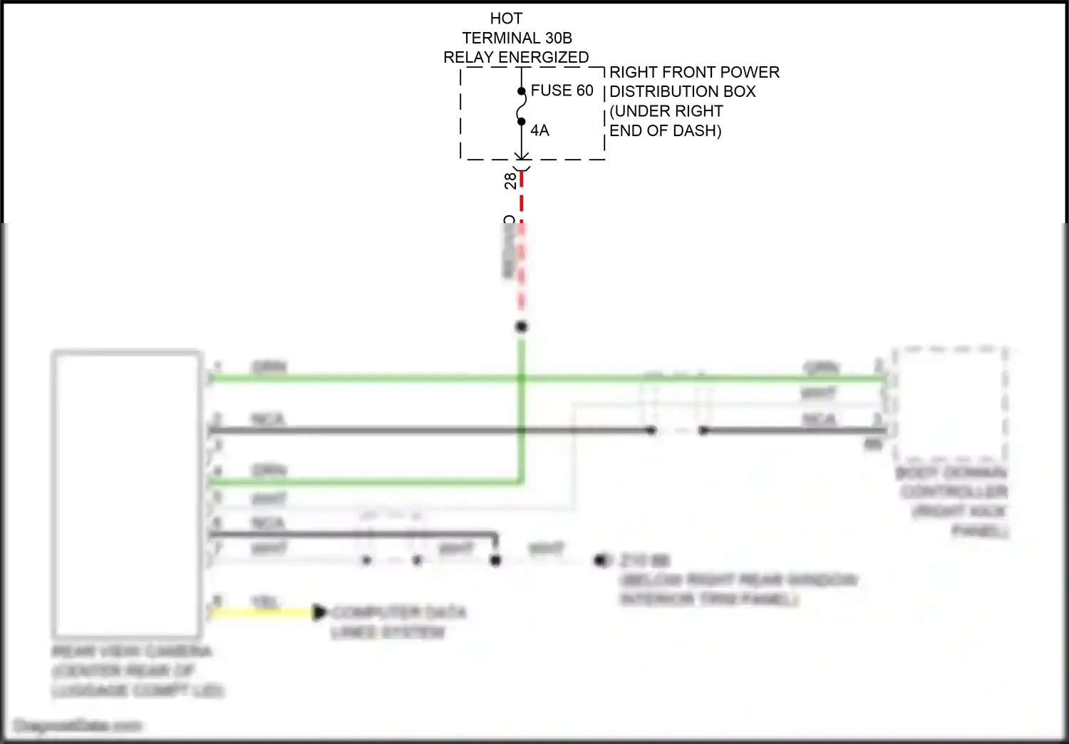 Wiring diagram body domain controller for BMW 2 series G42 (2021-2024) (18 of 36)