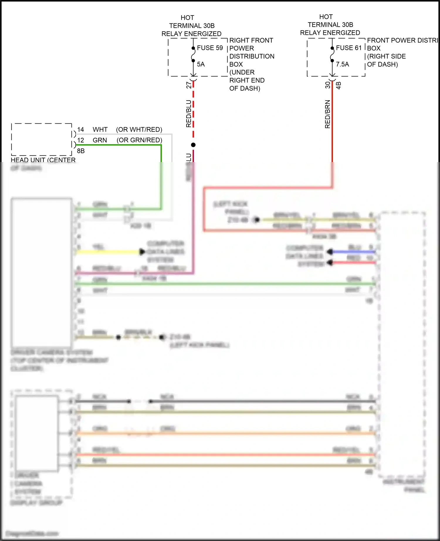 Wiring diagram computer data lines system for BMW 2 series G42 (2021-2024) (22 of 79)