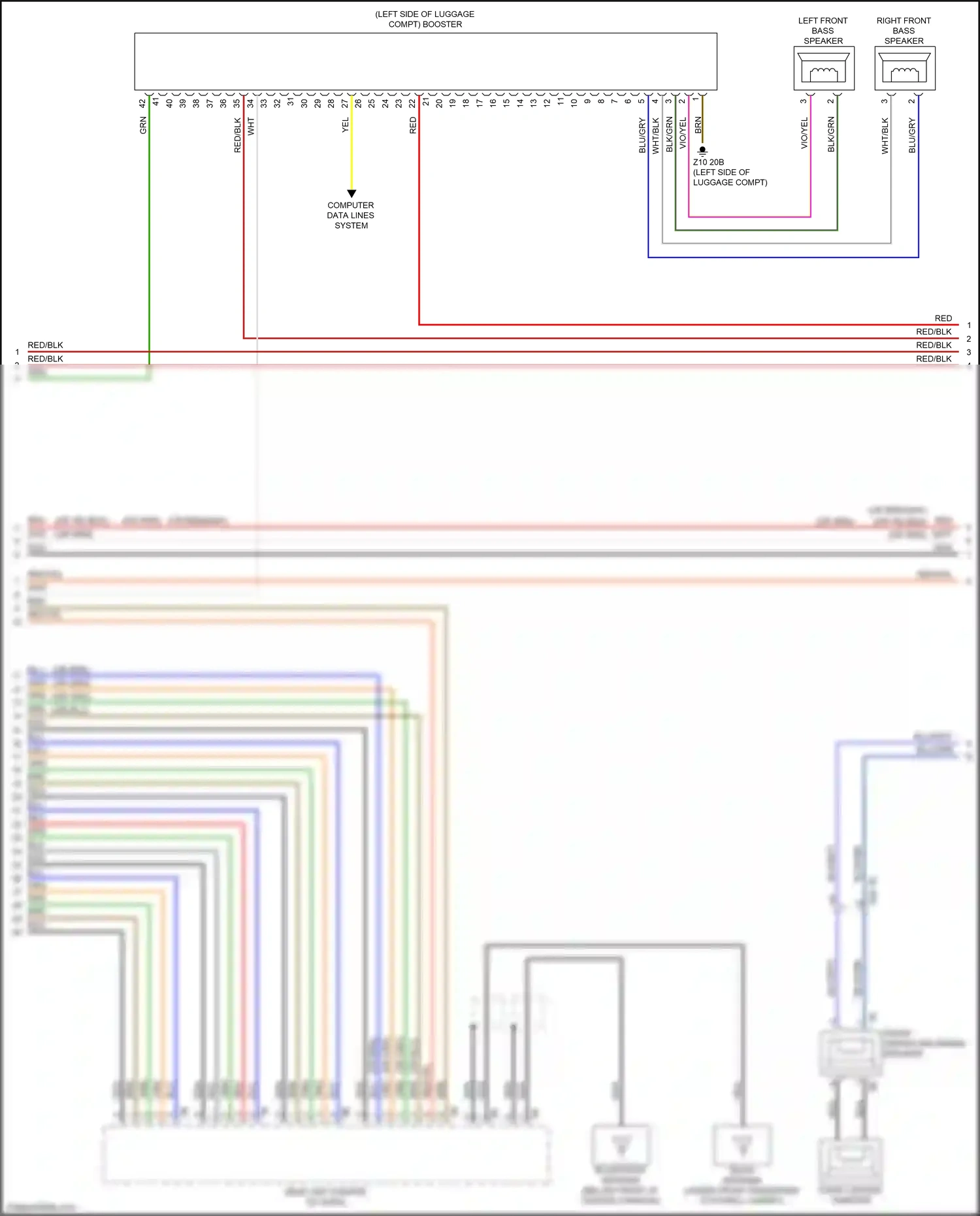 Wiring diagram computer data lines system for BMW 2 series G42 (2021-2024) (17 of 79)