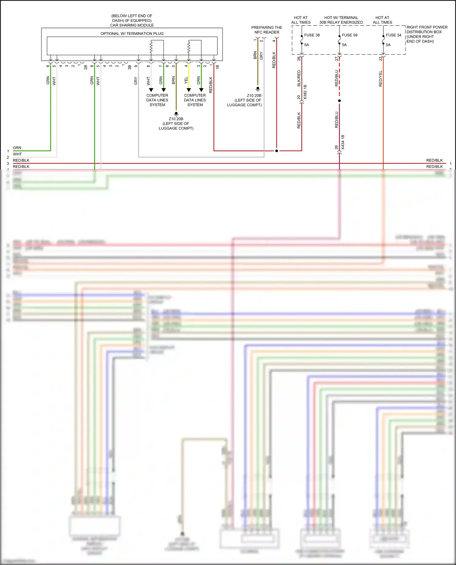 Wiring diagram computer data lines system for BMW 2 series G42 (2021-2024) (38 of 79)