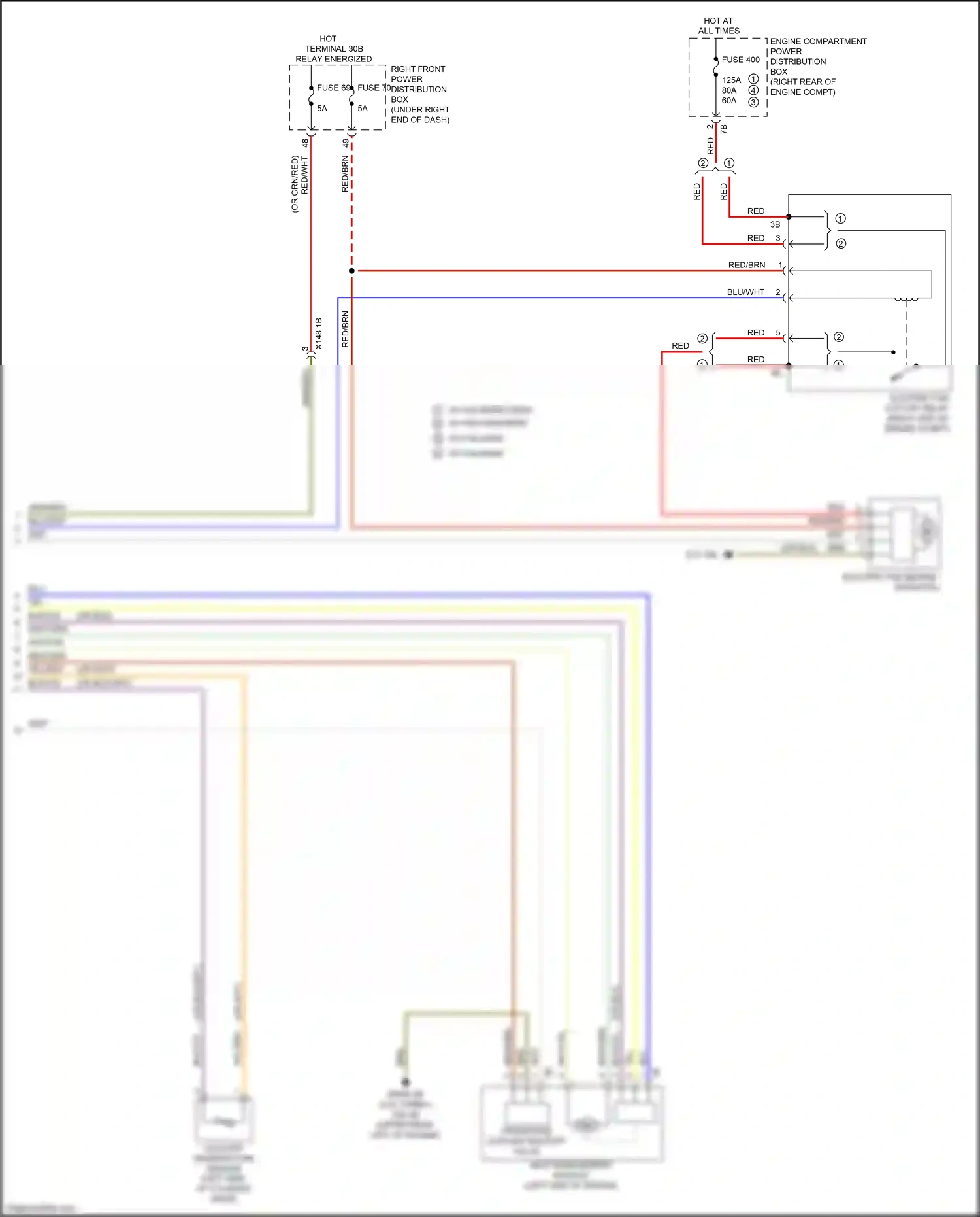 Wiring diagram coolant temperature sensor for BMW 2 series G42 (2021-2024) (2 of 3)