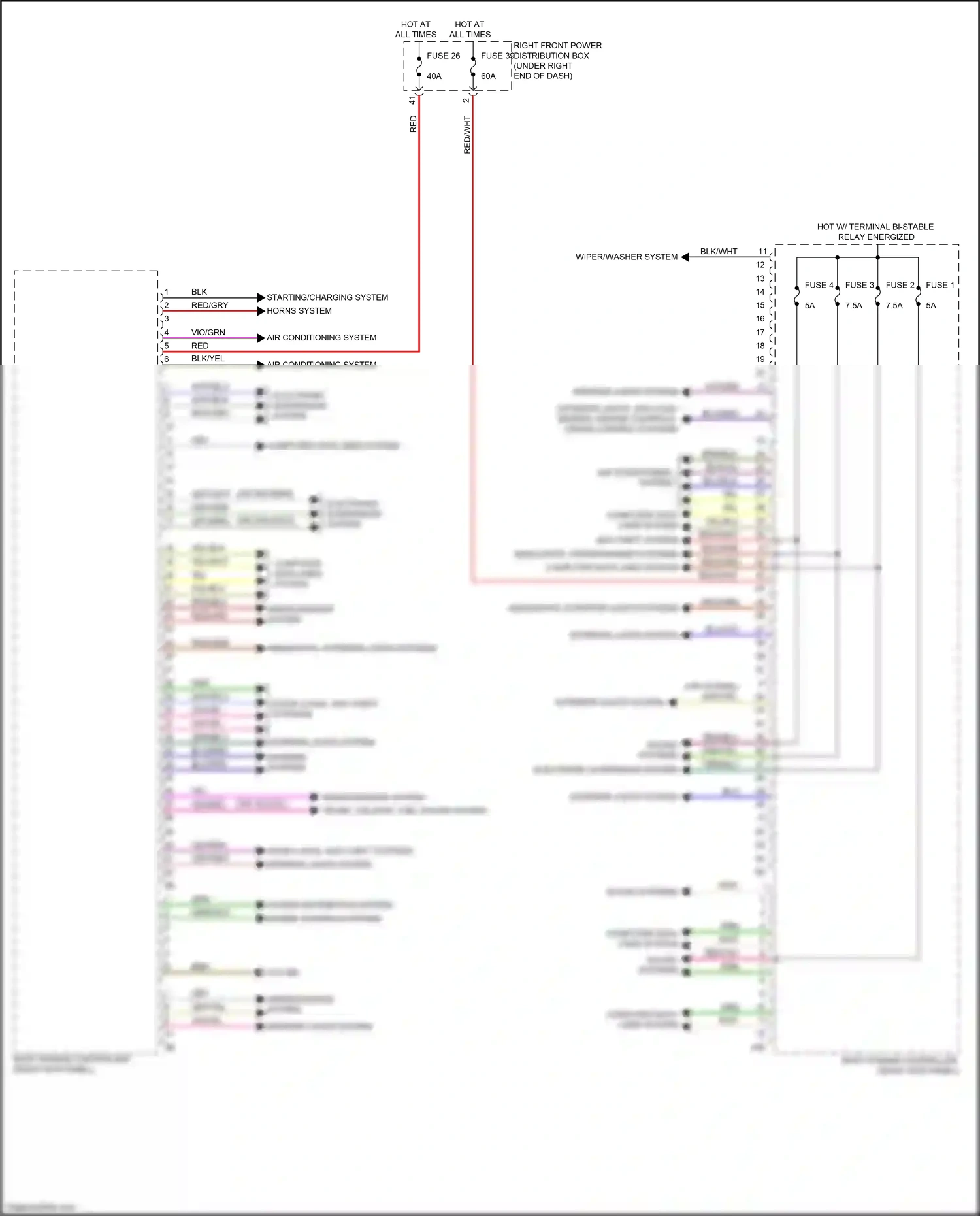 Wiring diagram engine controls system for BMW 2 series G42 (2021-2024) (1 of 1)