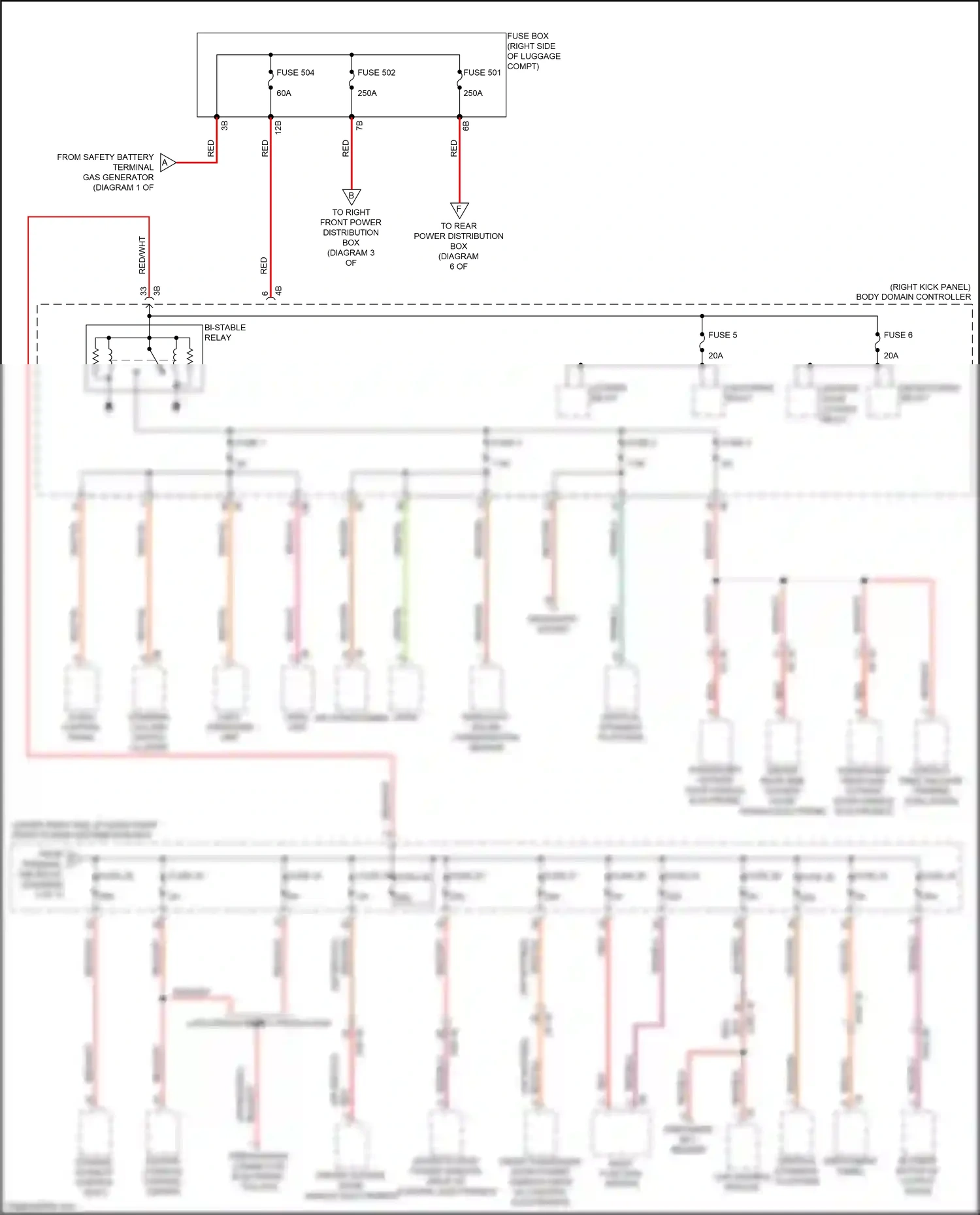 Wiring diagram light operating unit for BMW 2 series G42 (2021-2024) (5 of 5)
