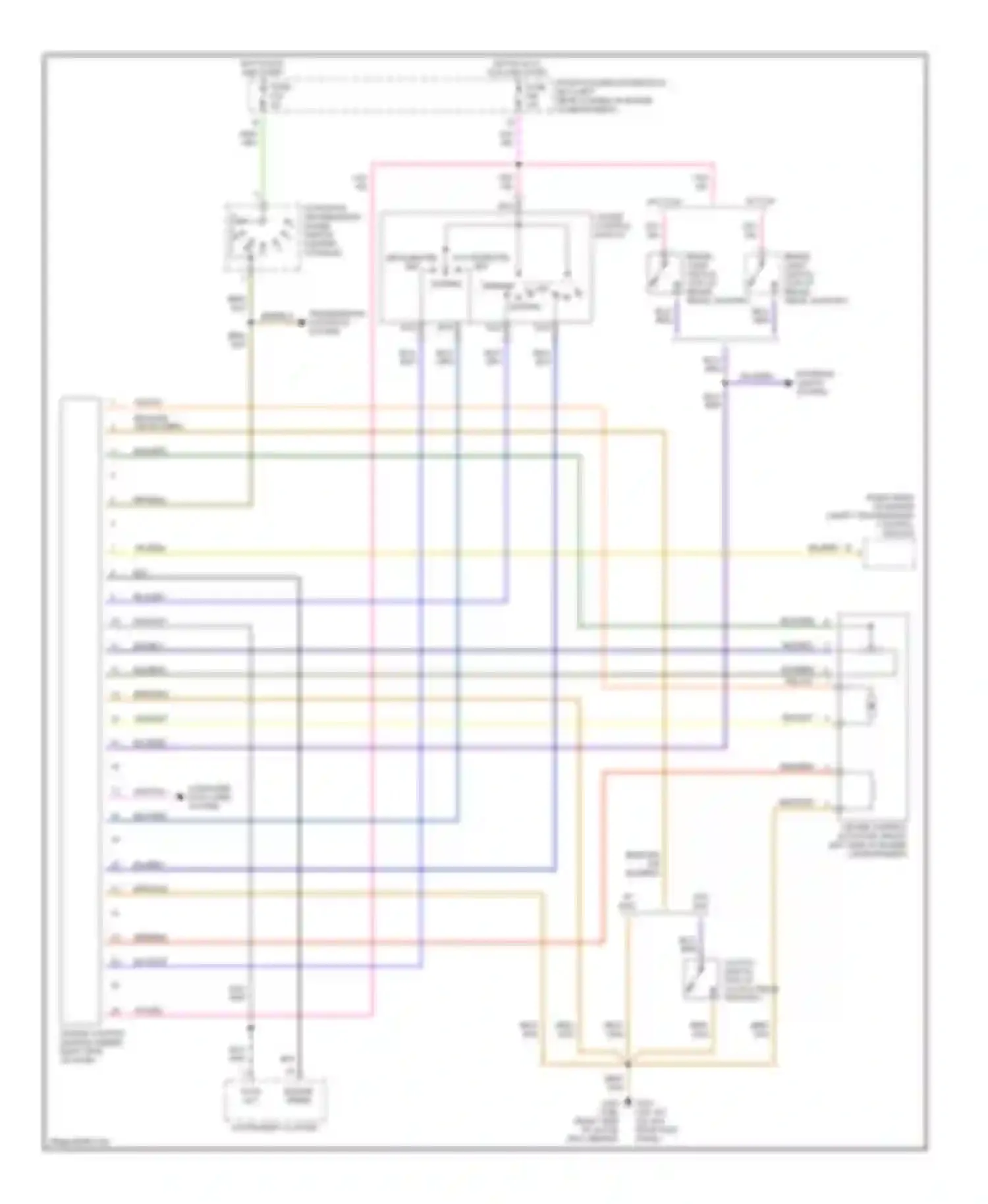 3 series BMW E36 (1990-2000): Cruise control circuit