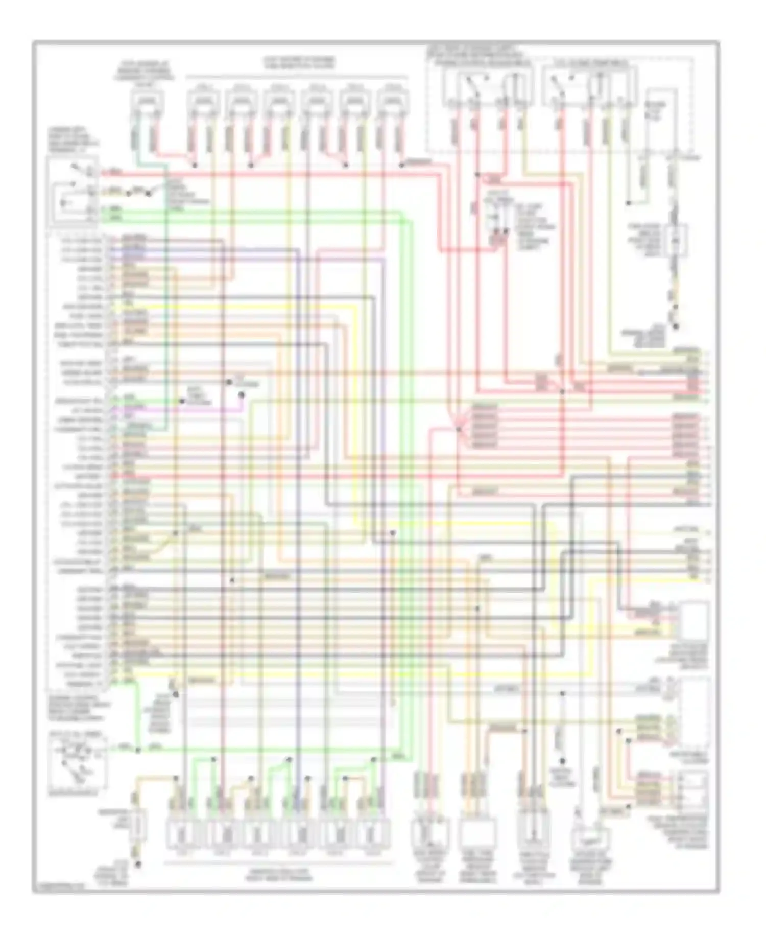 3 series BMW E36 (1990-2000): Wiring diagram engine performance 2.5ls (1 of 2)