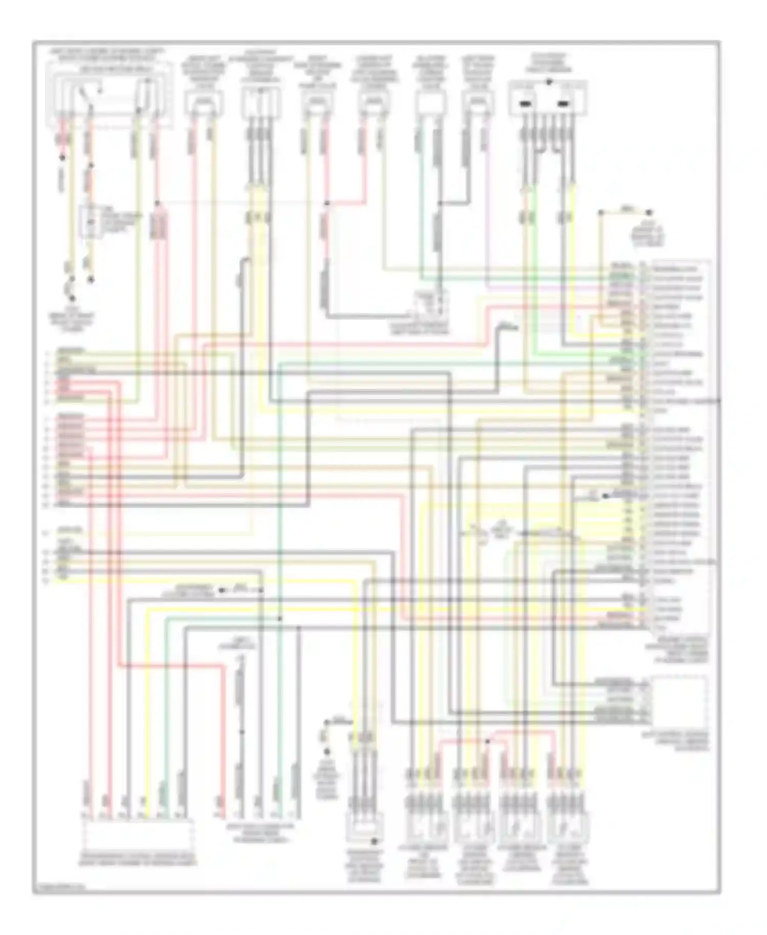 3 series BMW E36 (1990-2000): Wiring diagram engine performance 2.5ls (2 of 2)