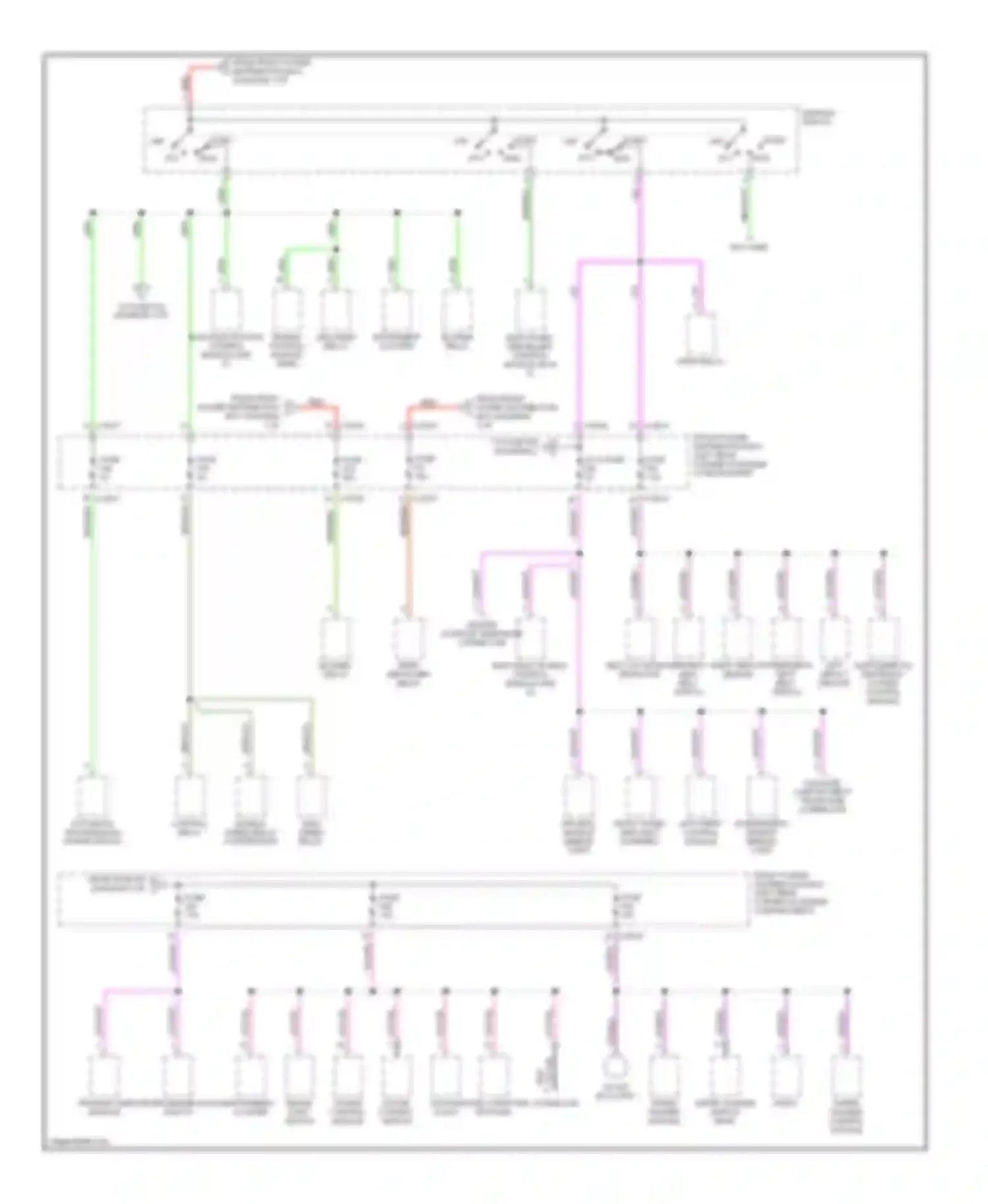 3 series BMW E36 (1990-2000): Power distribution circuit (2 of 3)