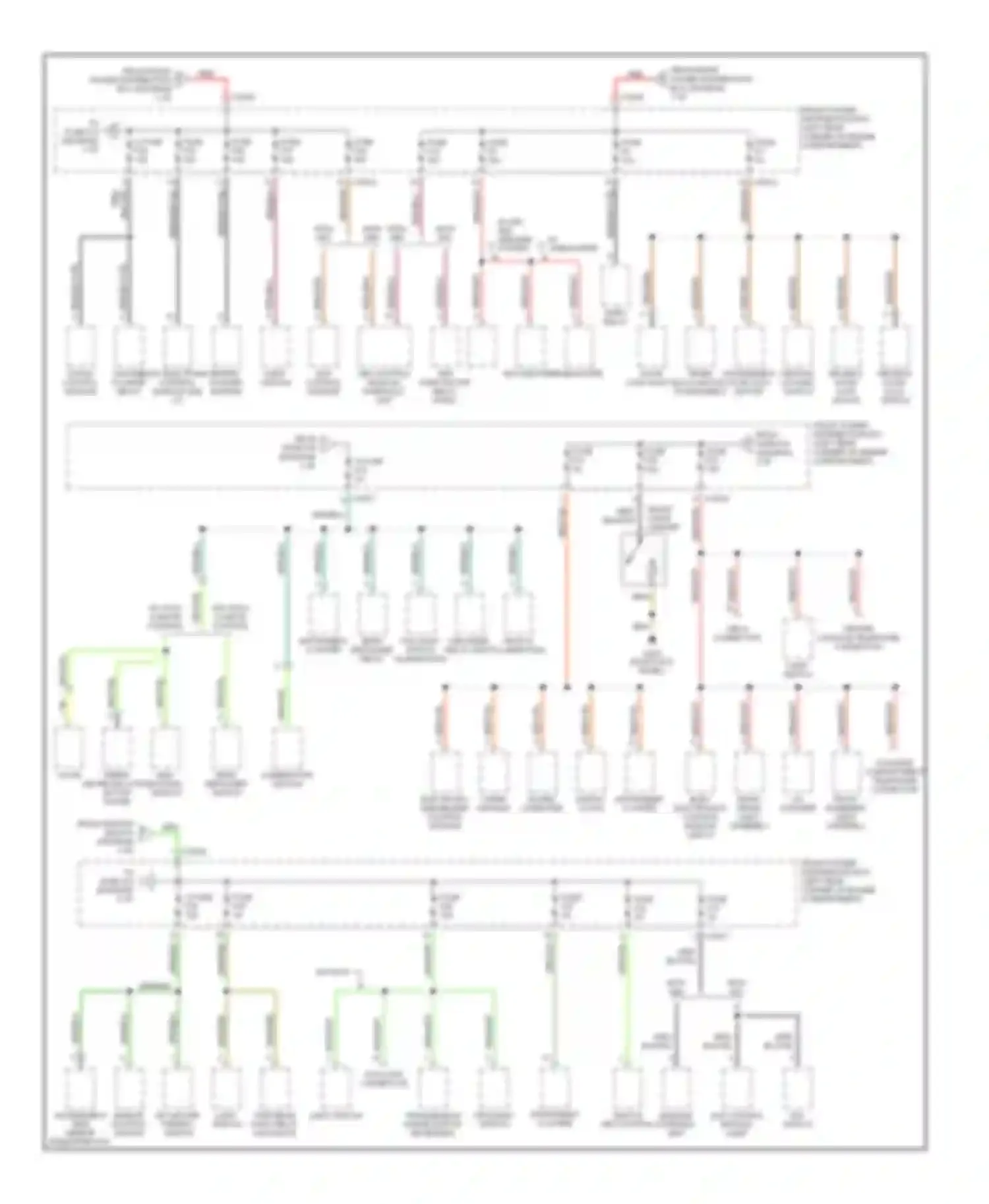 3 series BMW E36 (1990-2000): Power distribution circuit (3 of 3)