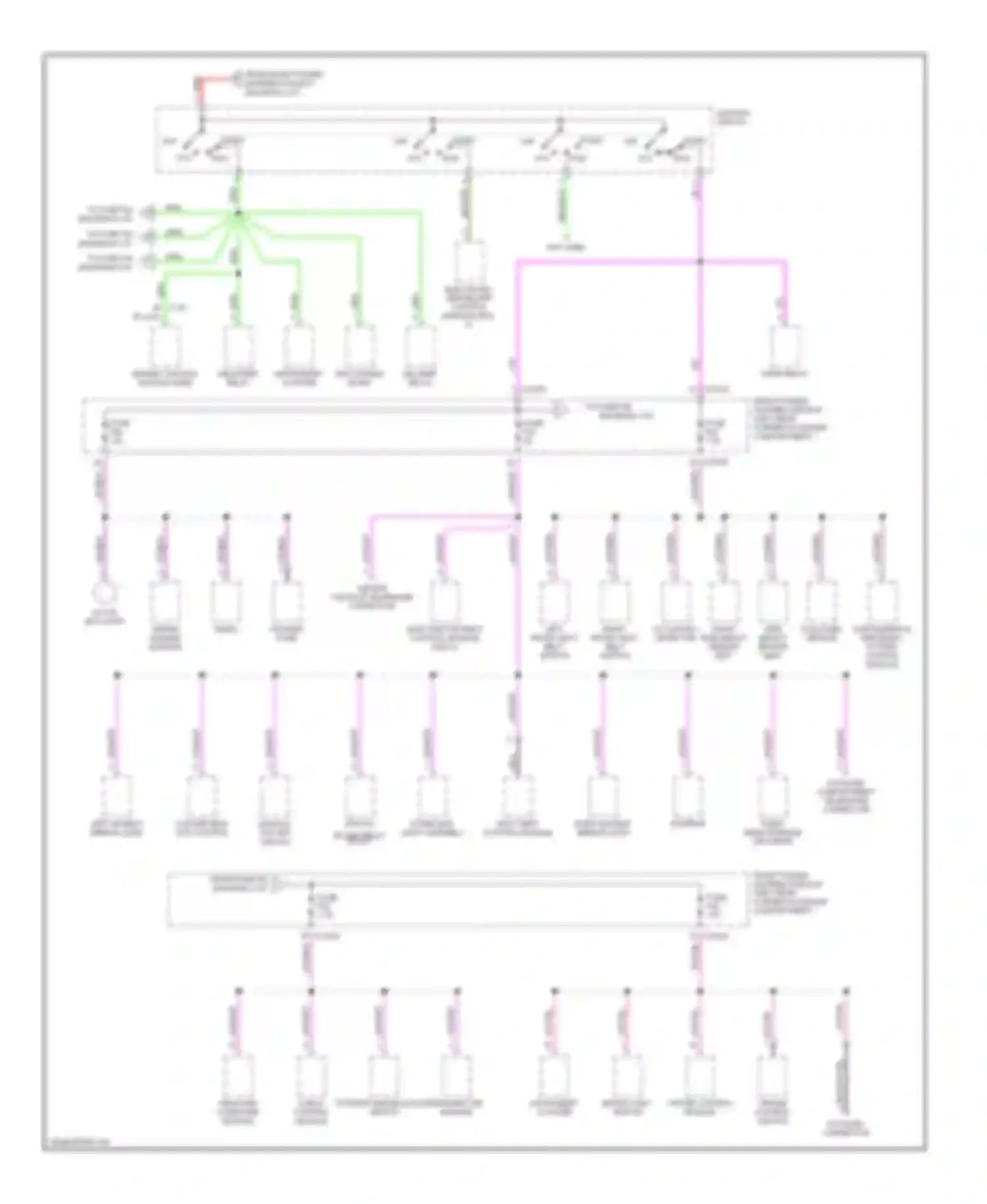 3 series BMW E36 (1990-2000): Power distribution circuit (3 of 5)