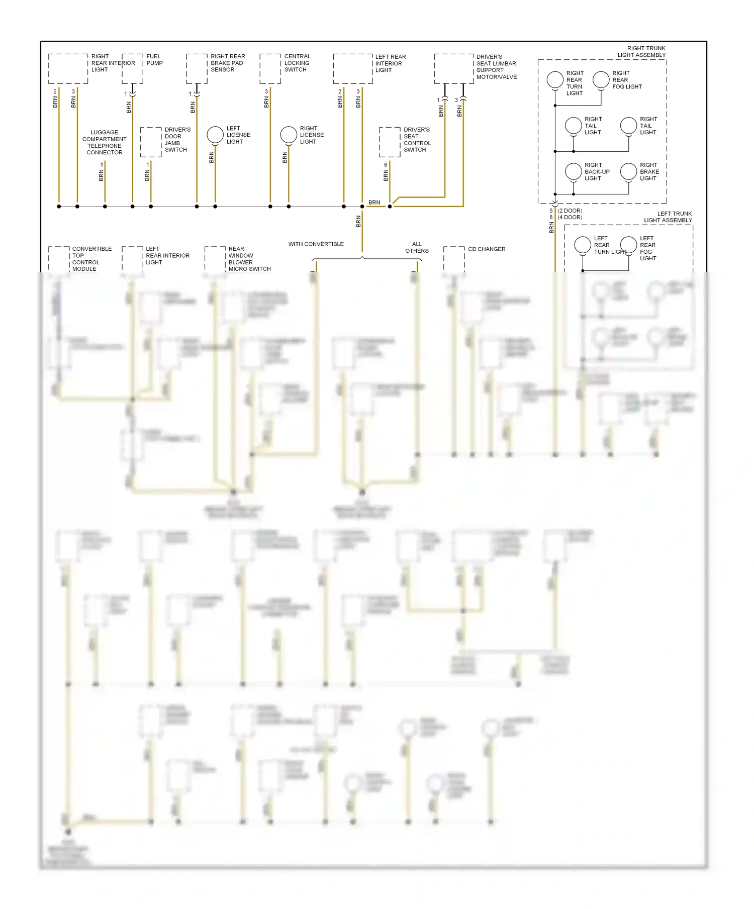 BMW 3 series E36 (1990-2000) asc switch wiring diagram  (3 of 5)