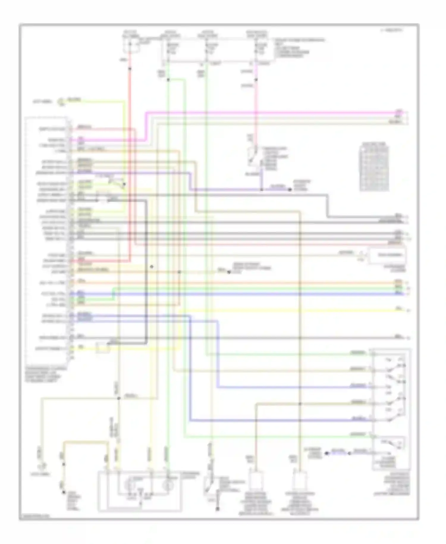Wiring diagram b+ junction point for BMW 3 series E36 (1990-2000) (1 of 2)