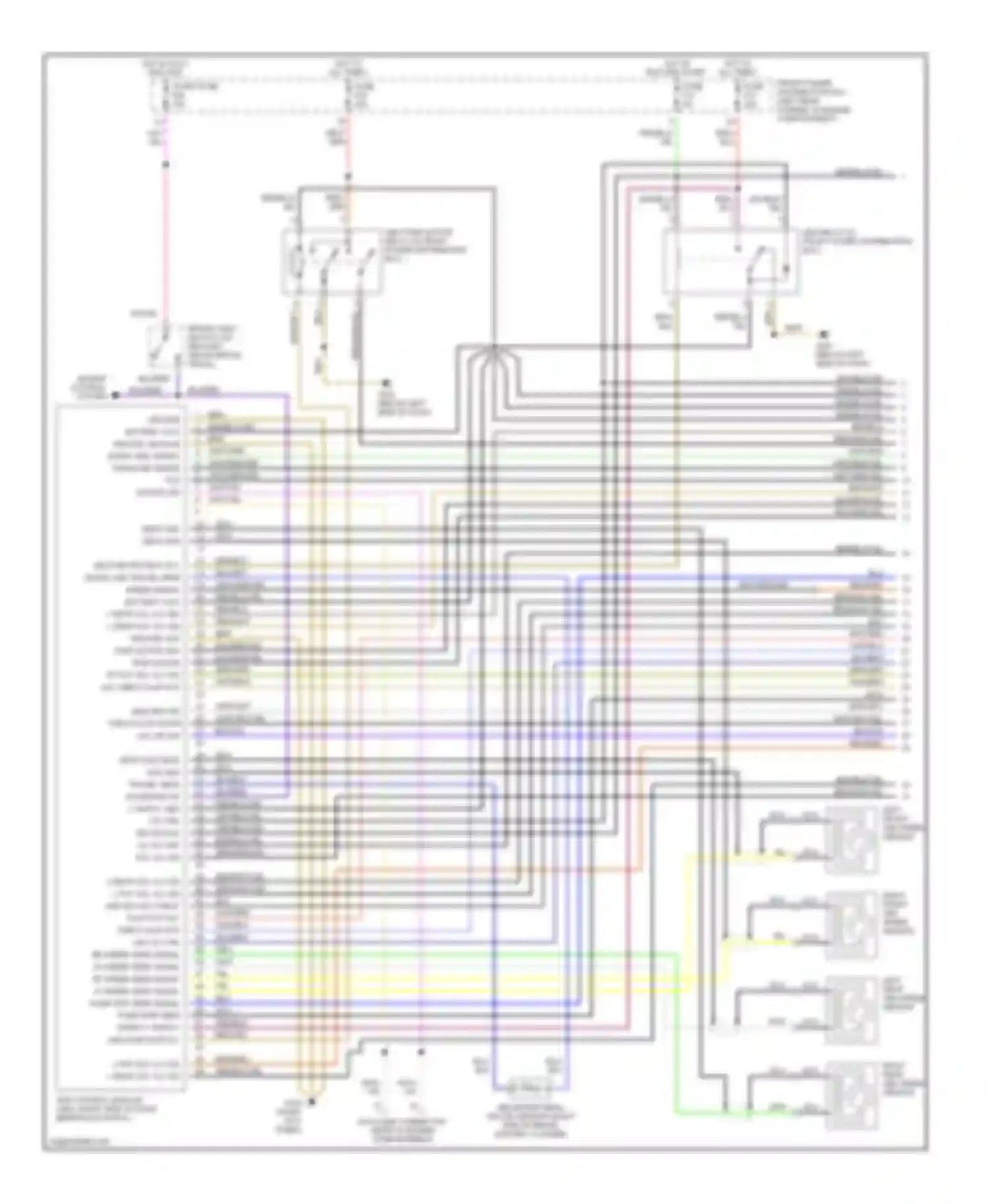 Wiring diagram blk/grn/yel for BMW 3 series E36 (1990-2000) (1 of 2)