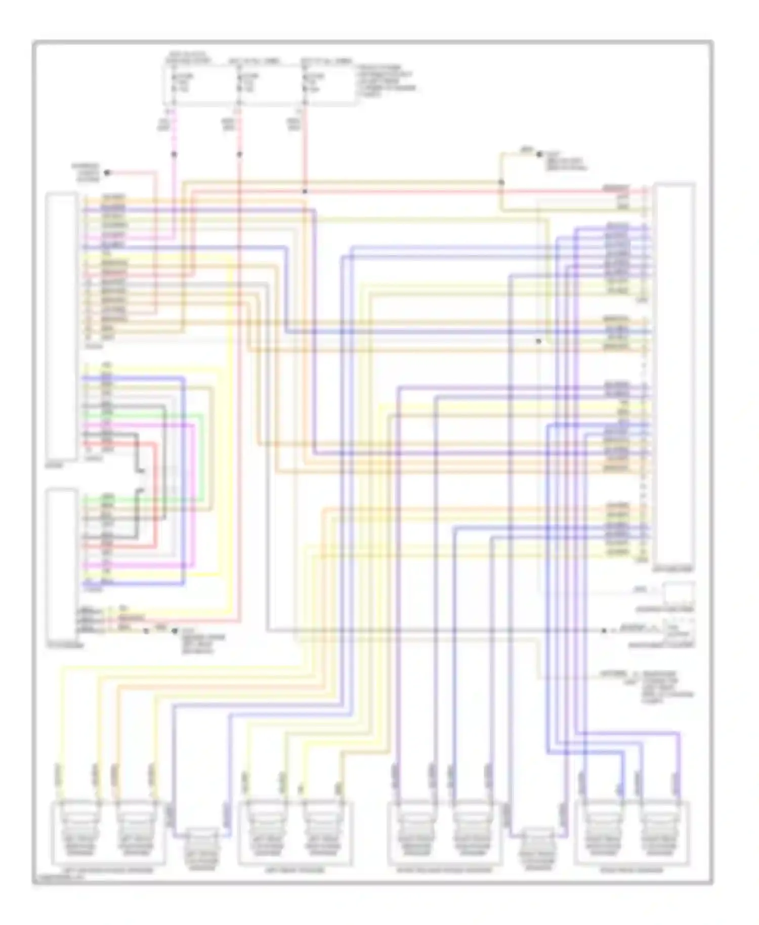 Wiring diagram blu/gry for BMW 3 series E36 (1990-2000) (6 of 8)