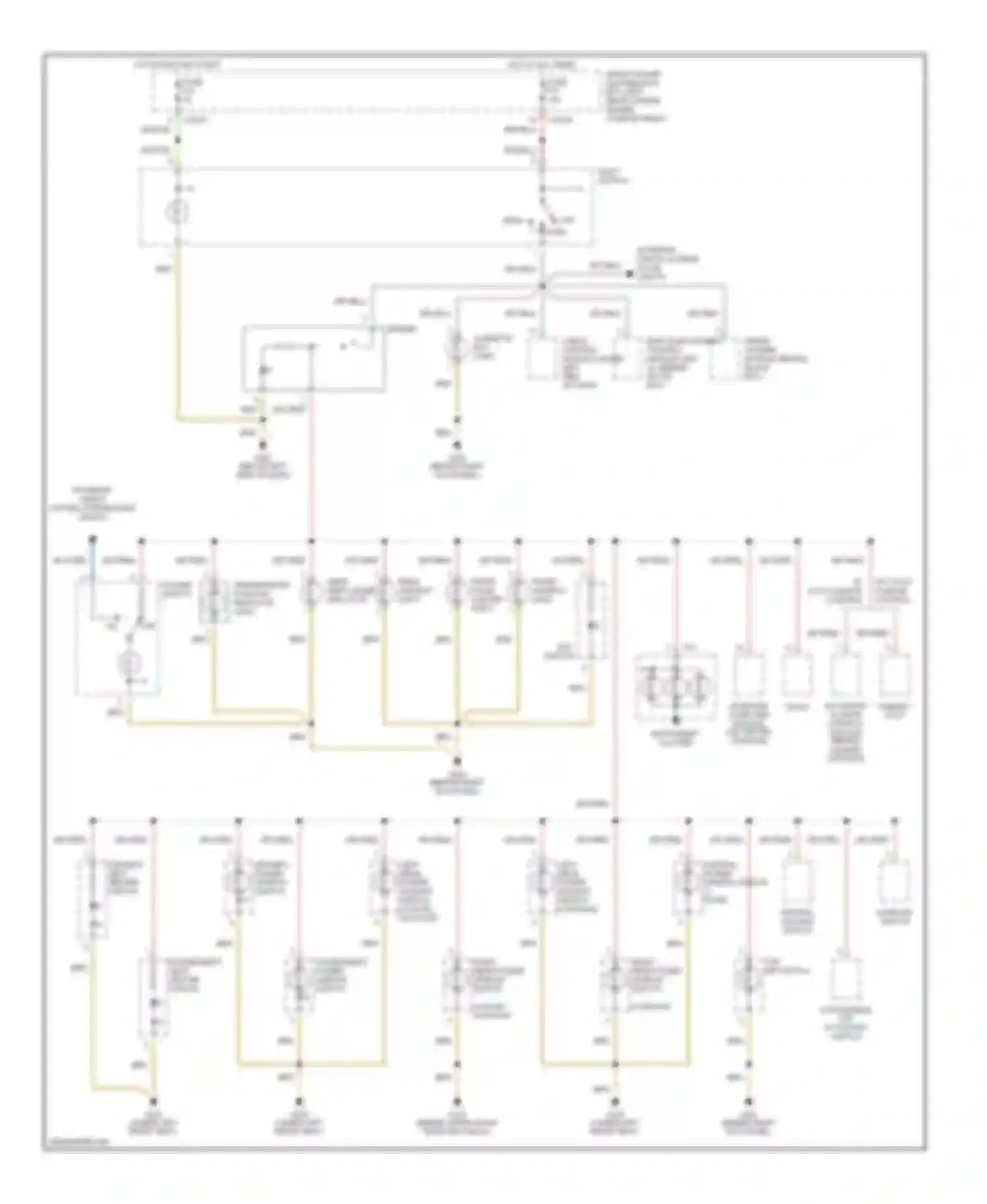 Wiring diagram central locking switch for BMW 3 series E36 (1990-2000) (3 of 5)