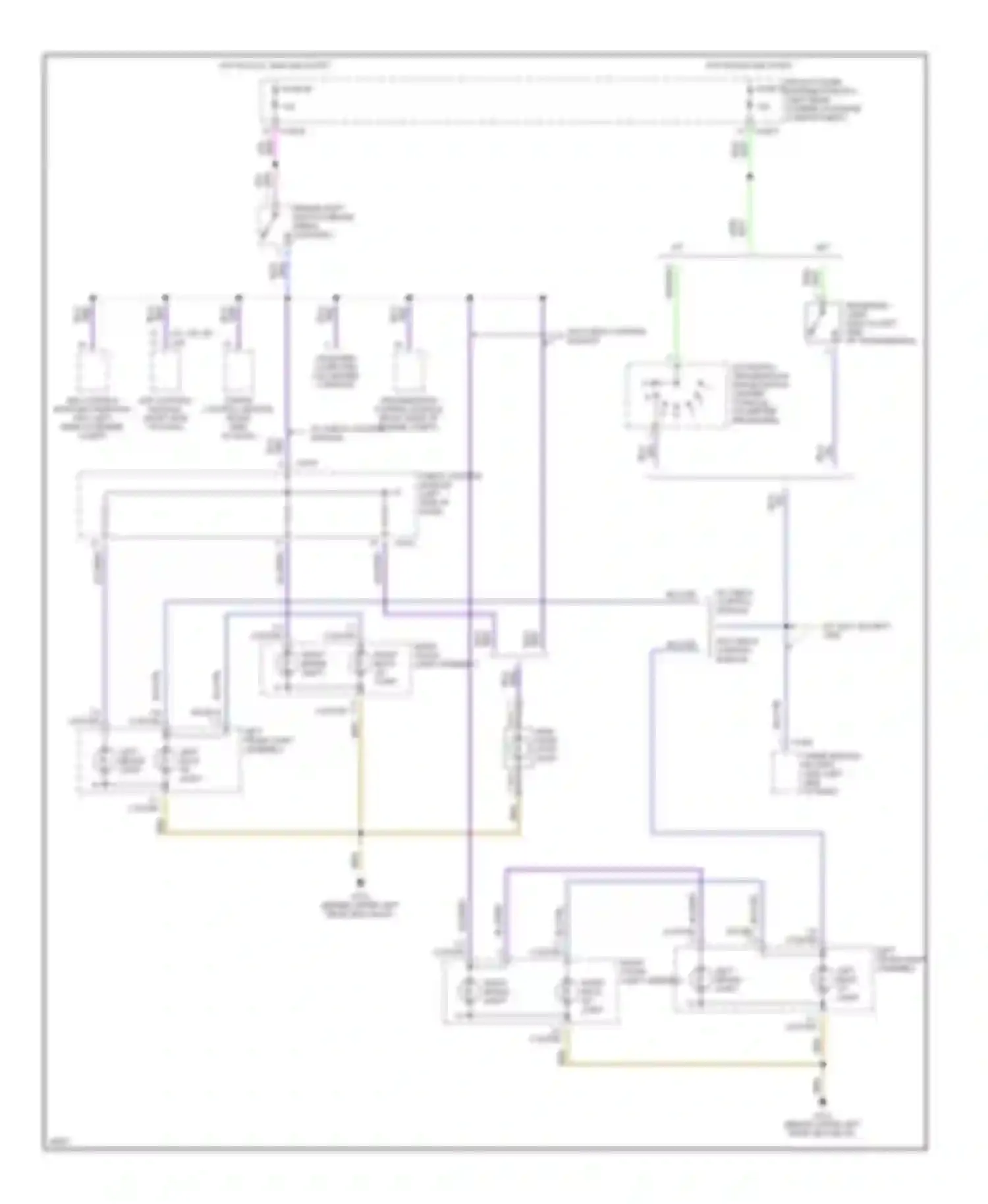 Wiring diagram hot in accy, run and start for BMW 3 series E36 (1990-2000) (7 of 10)