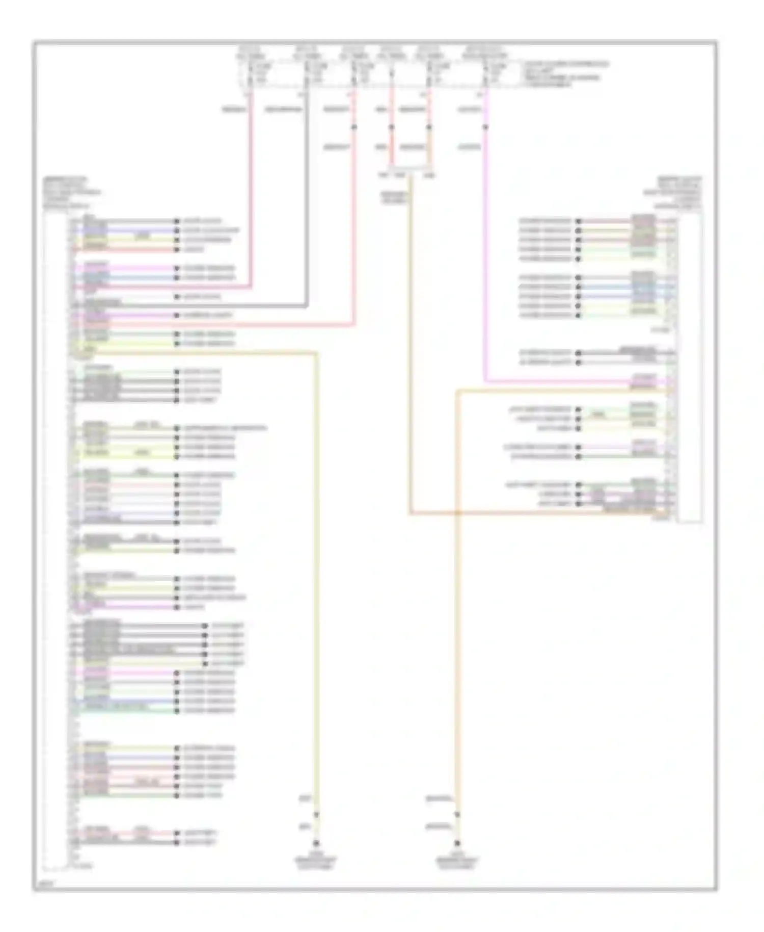 Wiring diagram hot in accy, run and start for BMW 3 series E36 (1990-2000) (3 of 10)