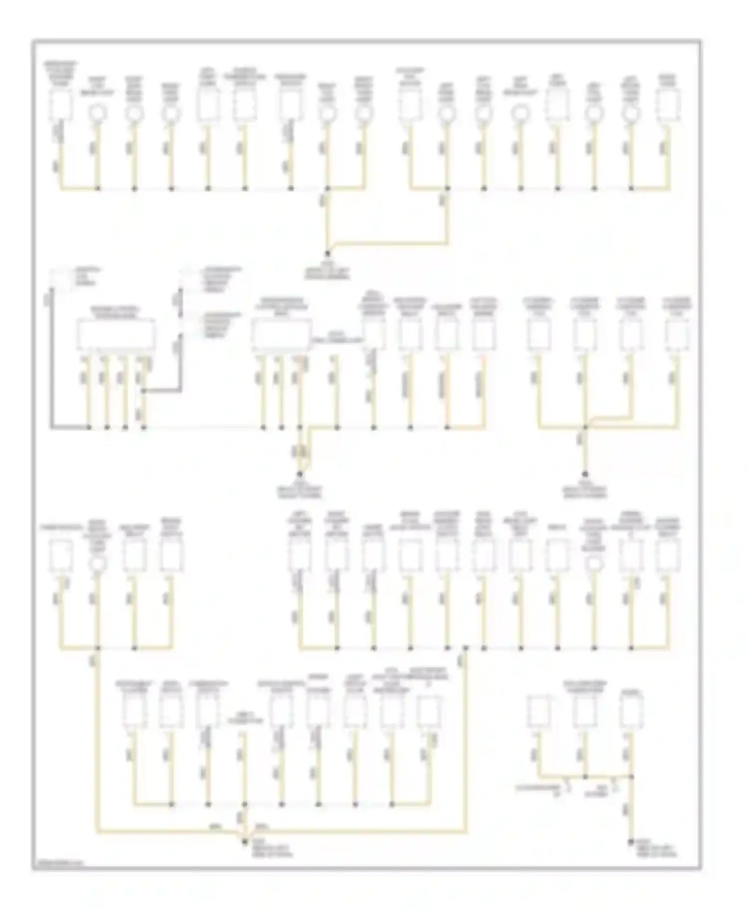 Wiring diagram right front auxiliary turn light chime module for BMW 3 series E36 (1990-2000) (1 of 1)