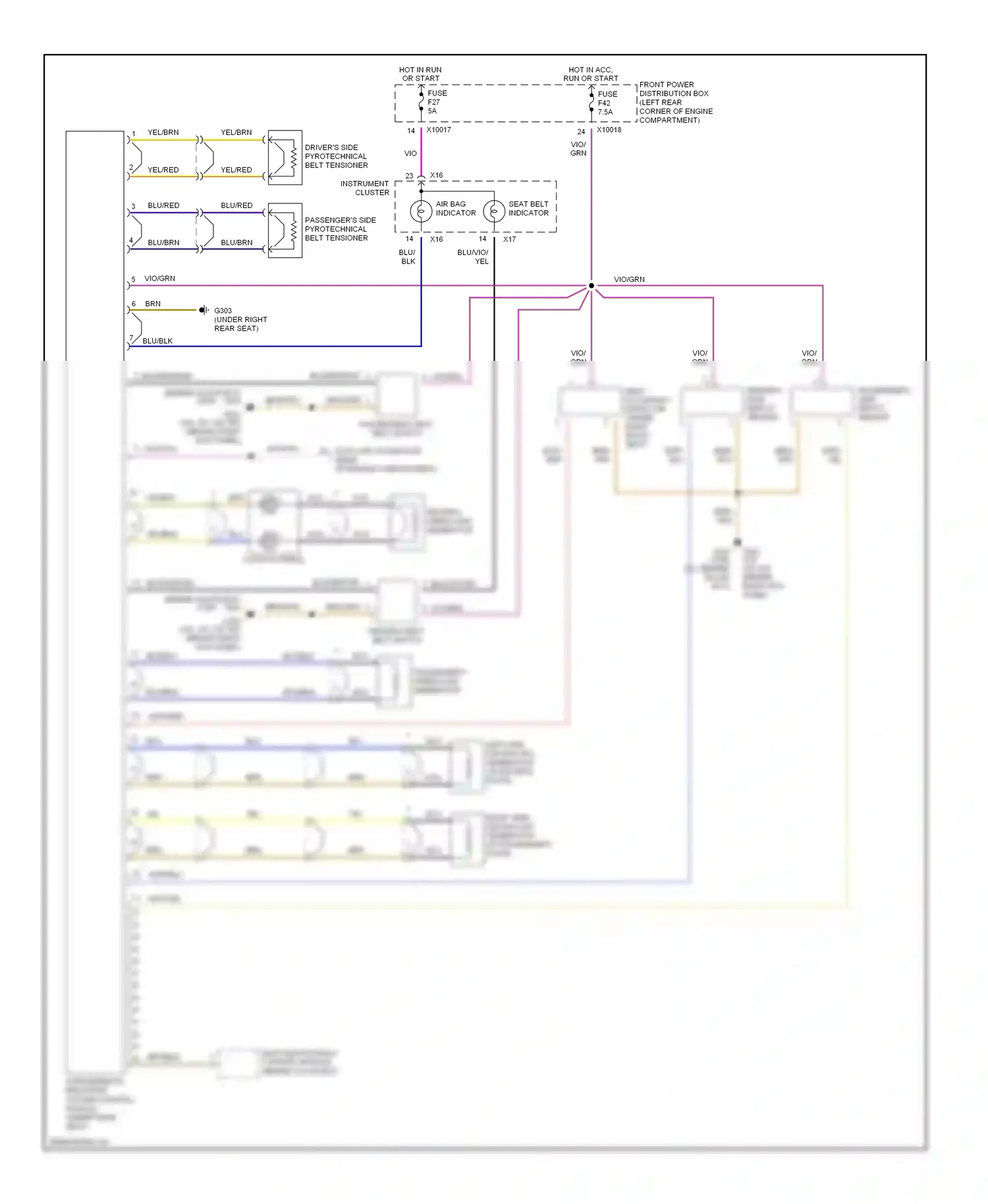 BMW 3 series E36 (1990-2000) vio wiring diagram  (19 of 23)