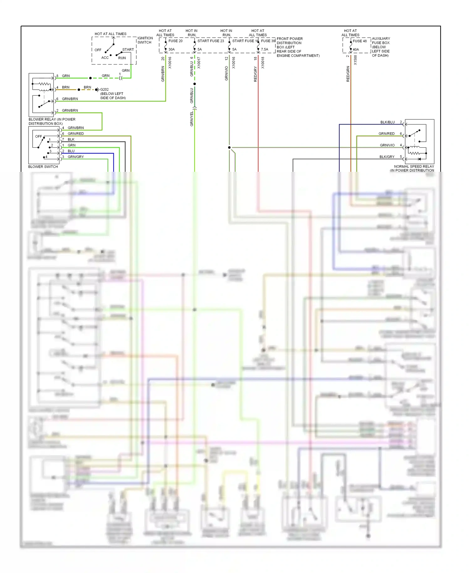 Wiring diagram yel for BMW 3 series E36 (1990-2000) (21 of 31)