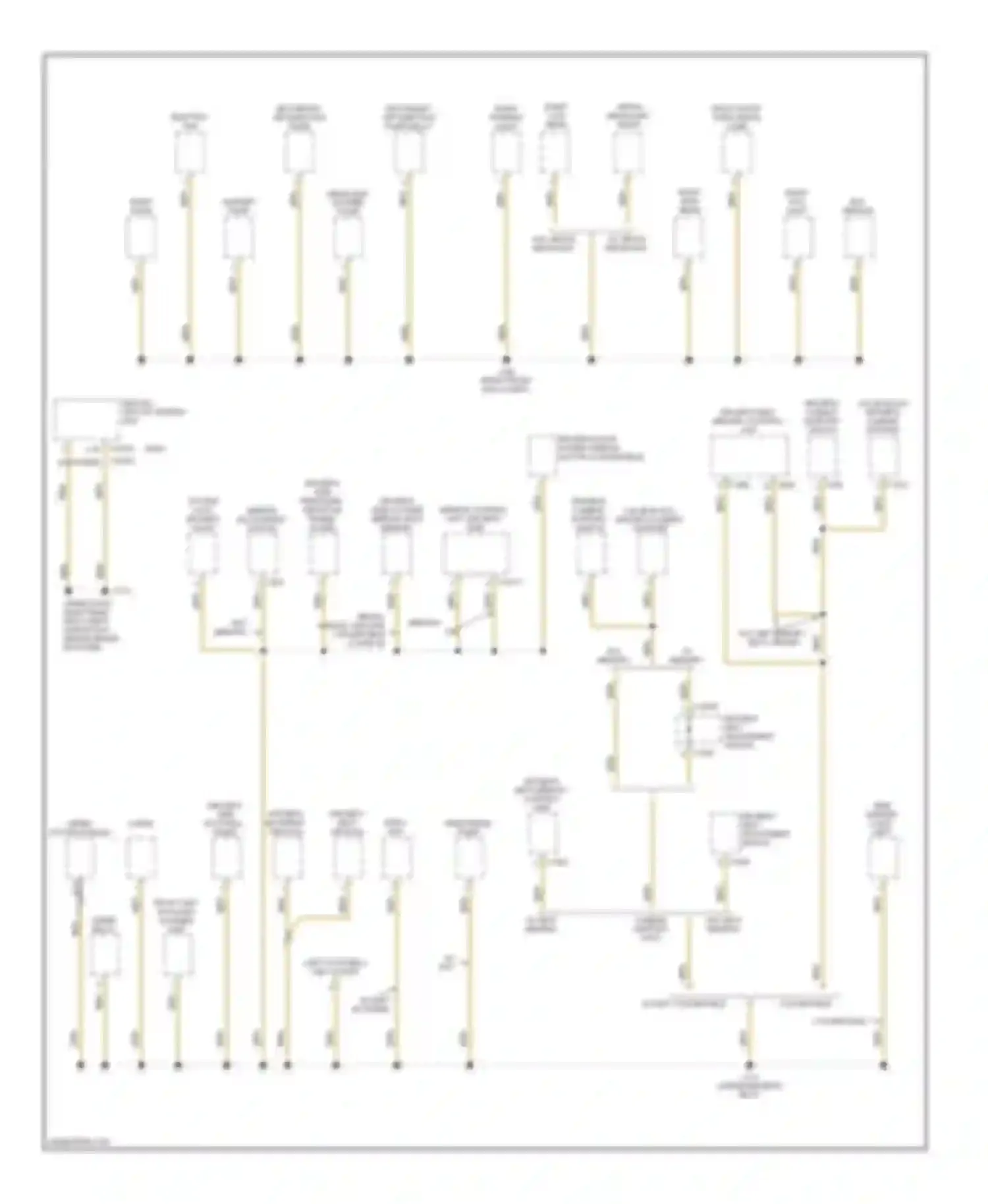 3 series BMW E46 facelift (2001-2006): Ground distribution circuit (2 of 4)