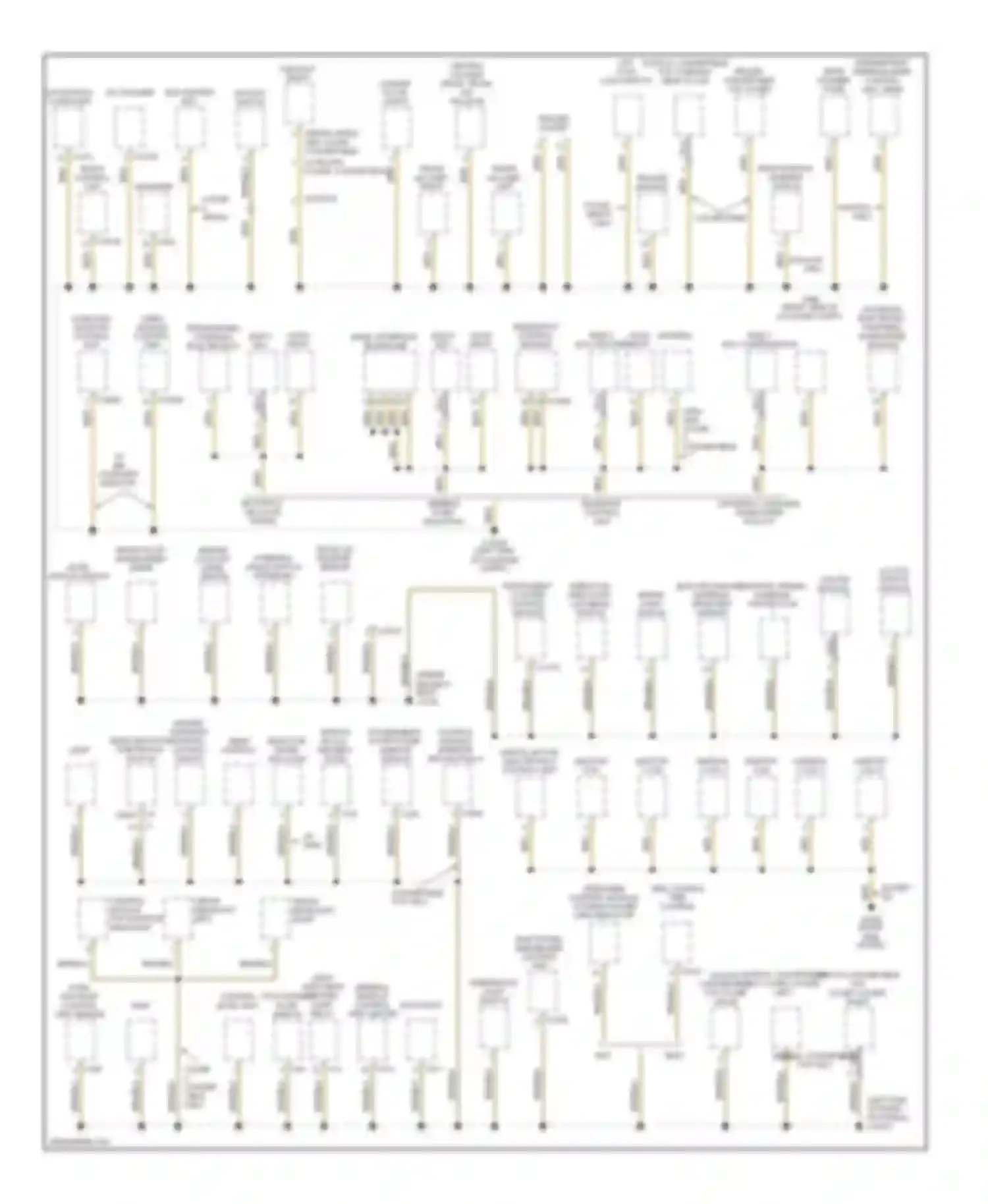 3 series BMW E46 facelift (2001-2006): Ground distribution circuit (4 of 4)