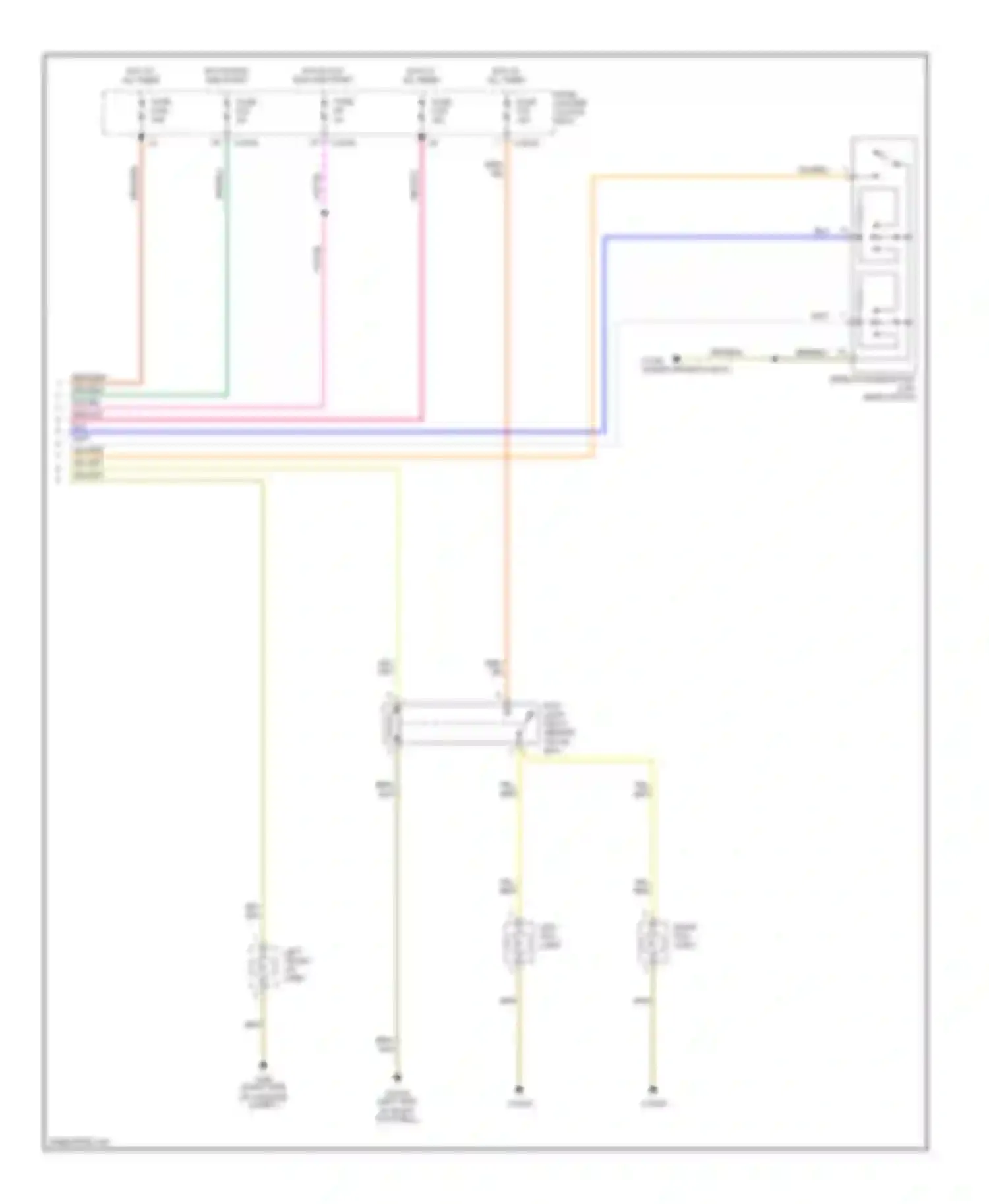 3 series BMW E46 facelift (2001-2006): Adaptive front lighting circuit (2 of 2)
