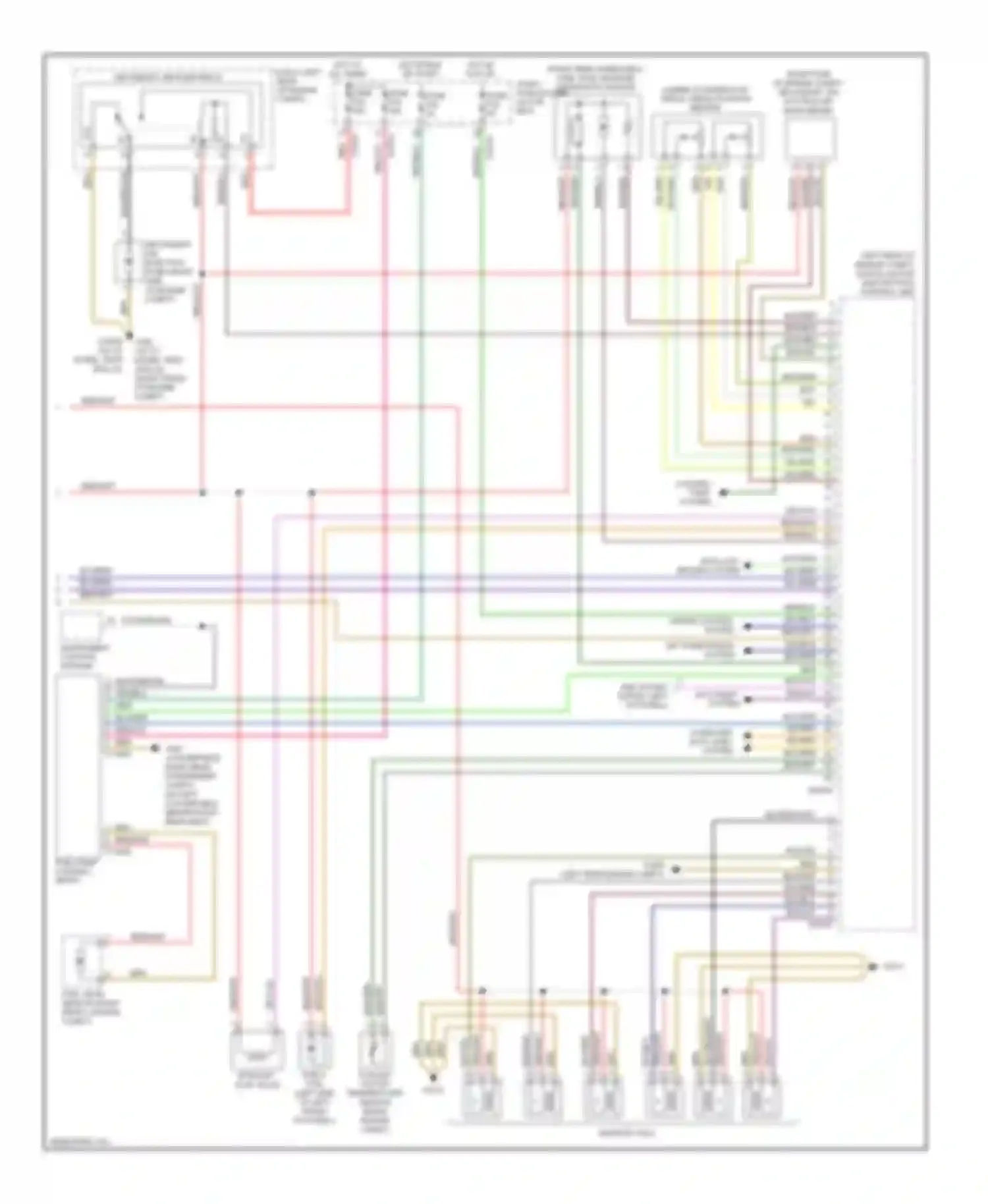 Wiring diagram blk/red/yel for BMW 3 series E46 facelift (2001-2006) (4 of 5)