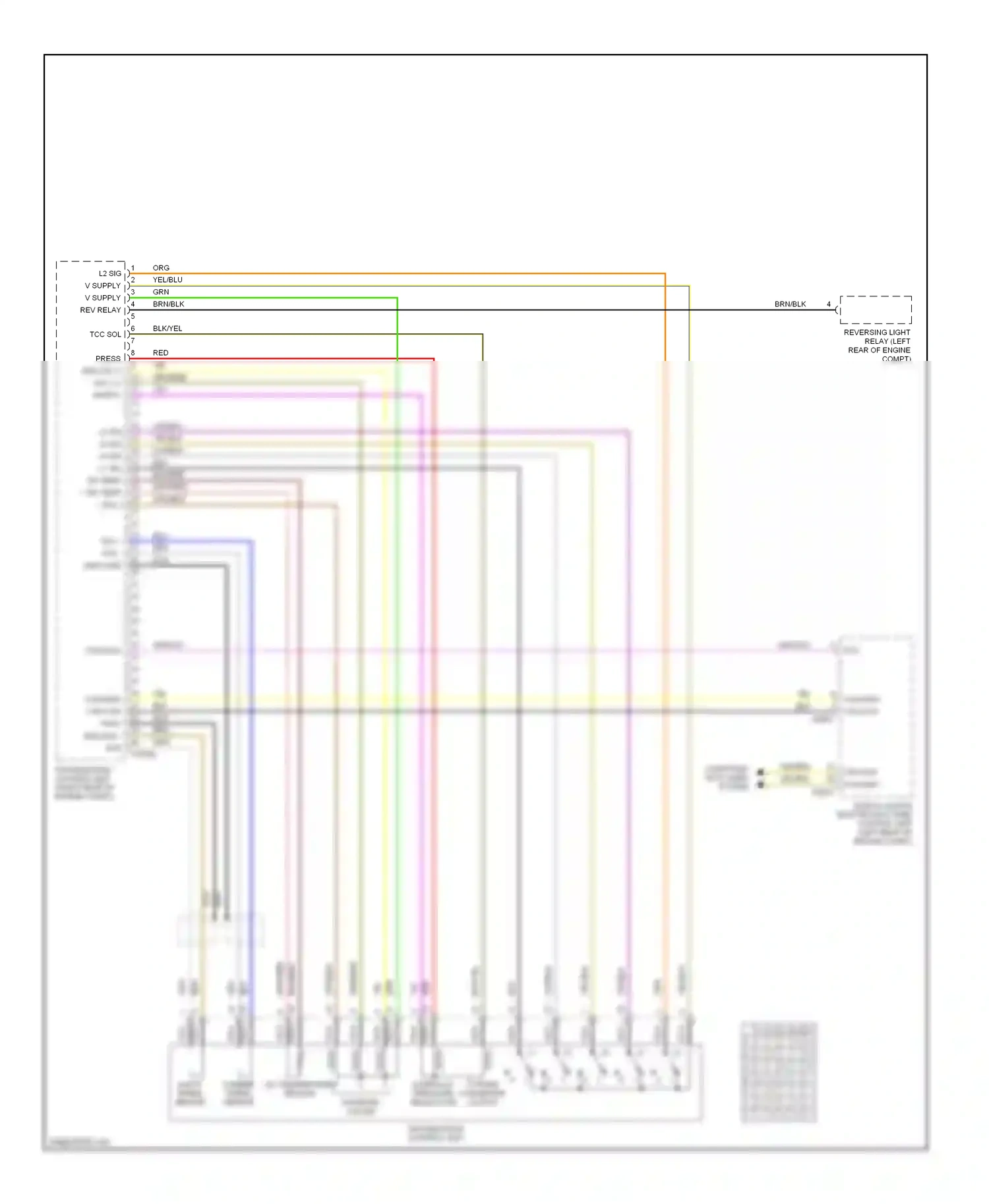 Wiring diagram blu for BMW 3 series E46 facelift (2001-2006) (83 of 93)