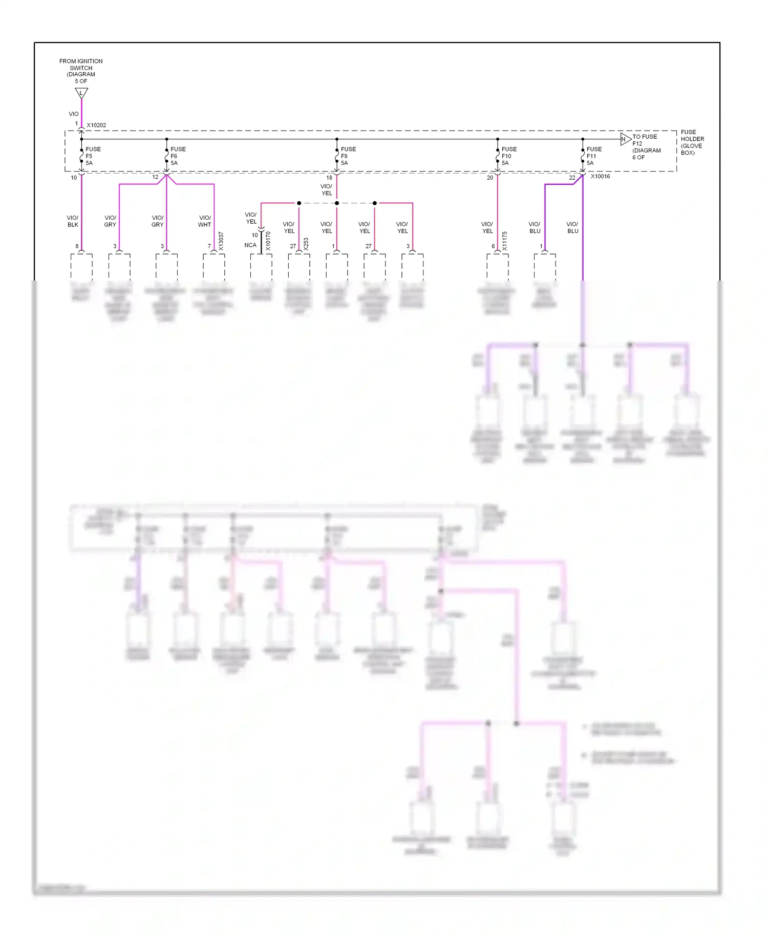 Wiring diagram blu for BMW 3 series E46 facelift (2001-2006) (37 of 93)