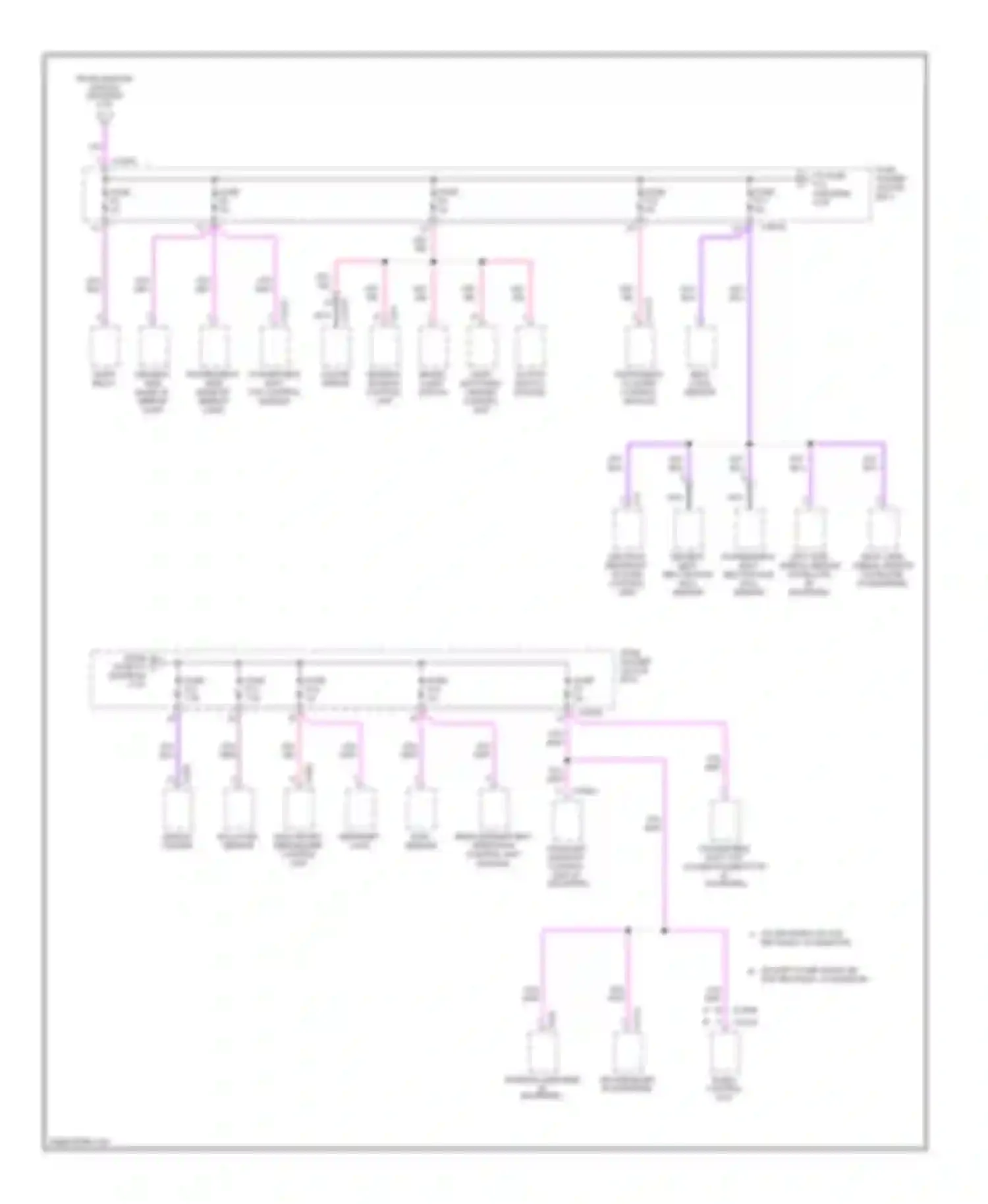 Wiring diagram convertible soft top control module for BMW 3 series E46 facelift (2001-2006) (2 of 2)