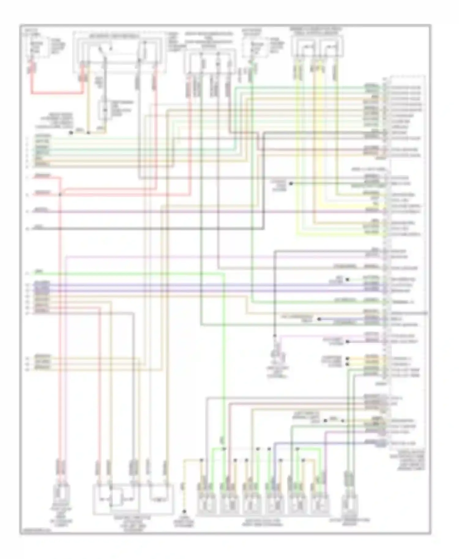 Wiring diagram ground ped pos 2 sig for BMW 3 series E46 facelift (2001-2006) (1 of 2)