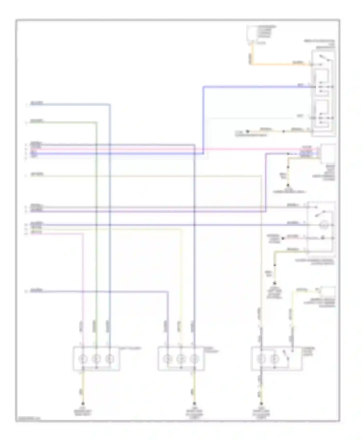 Wiring diagram left taillight for BMW 3 series E46 facelift (2001-2006) (3 of 3)