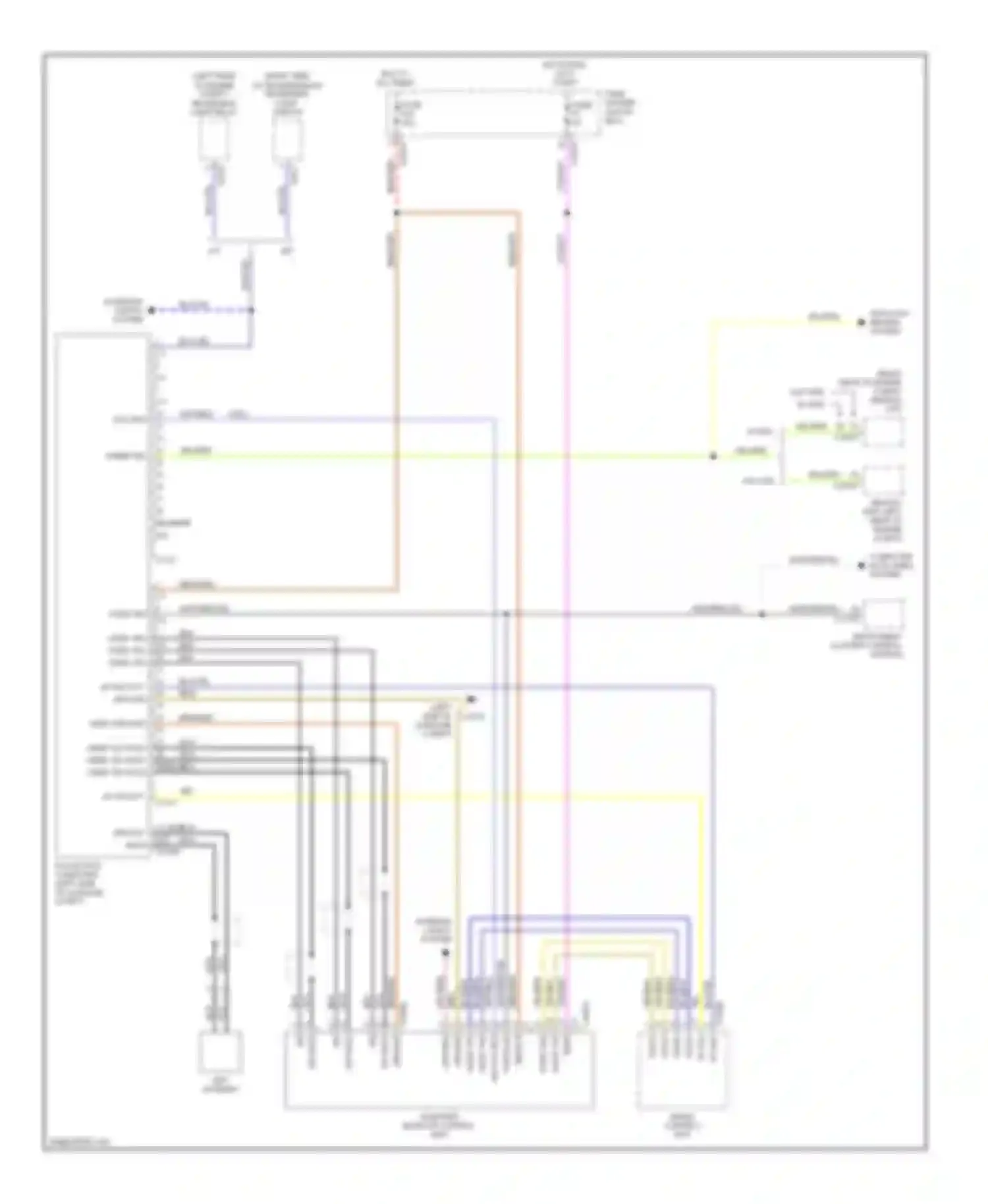 Wiring diagram nav bus for BMW 3 series E46 facelift (2001-2006) (1 of 2)