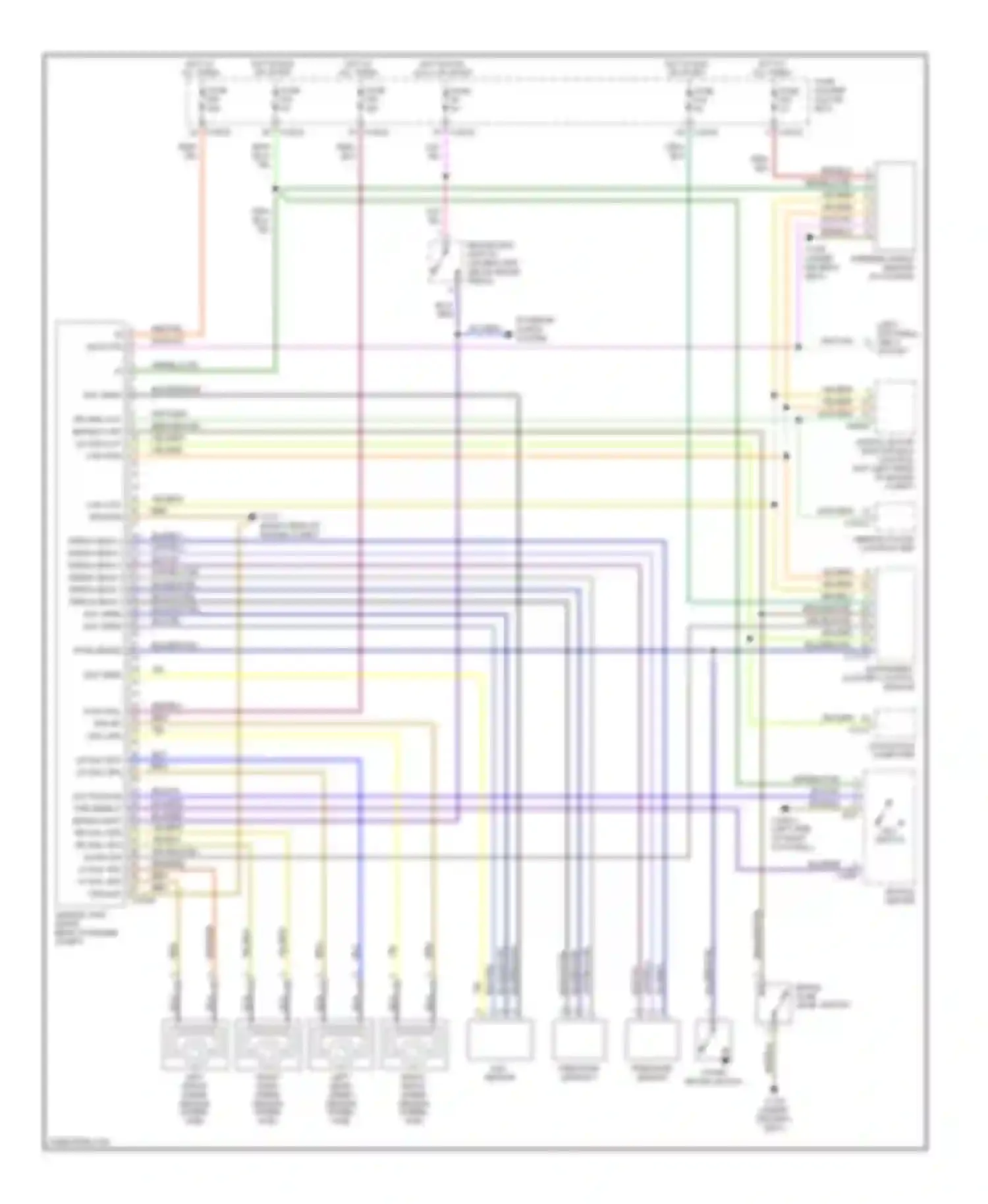 Wiring diagram navigation computer for BMW 3 series E46 facelift (2001-2006) (3 of 6)