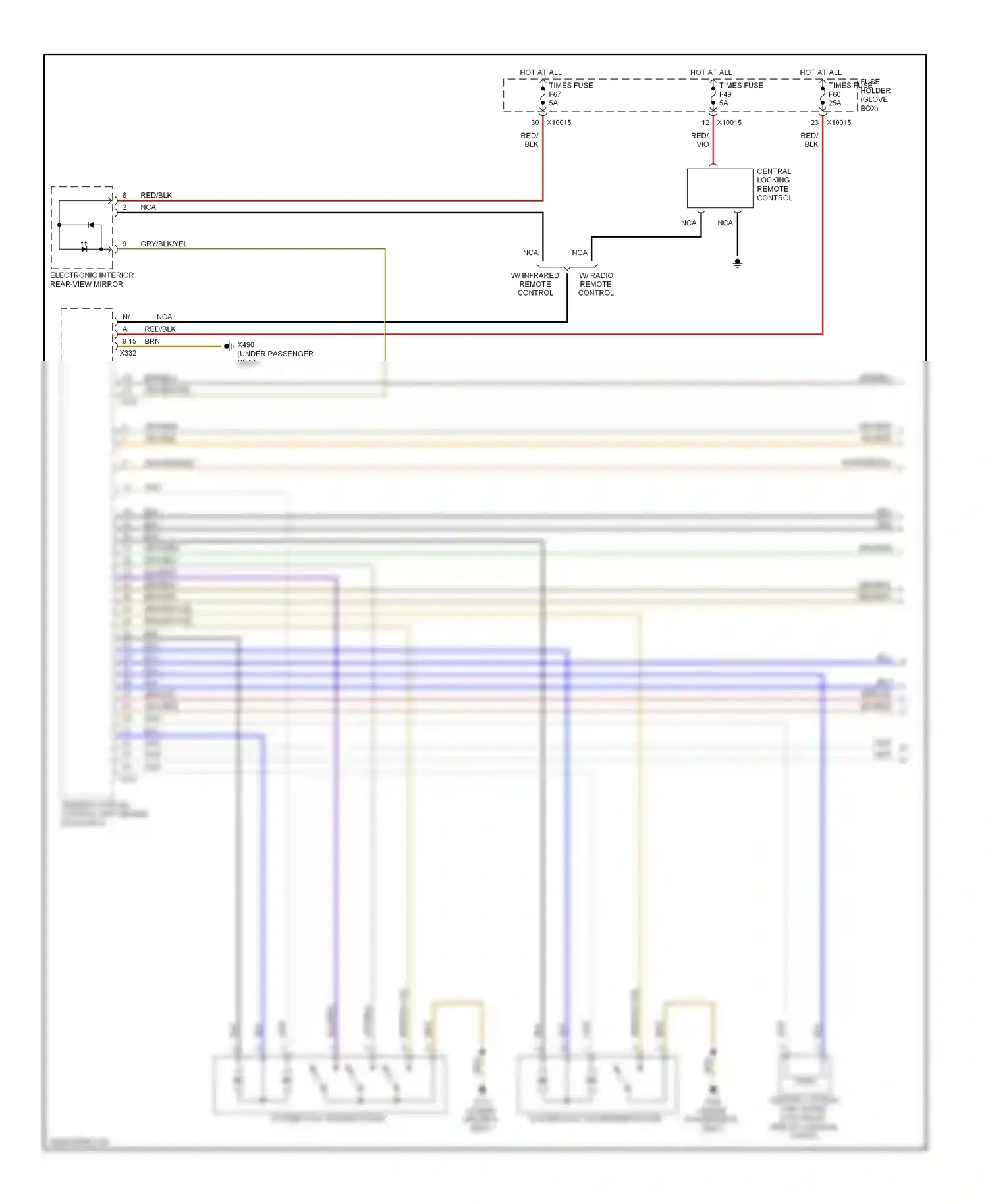 Wiring diagram nca for BMW 3 series E46 facelift (2001-2006) (39 of 75)
