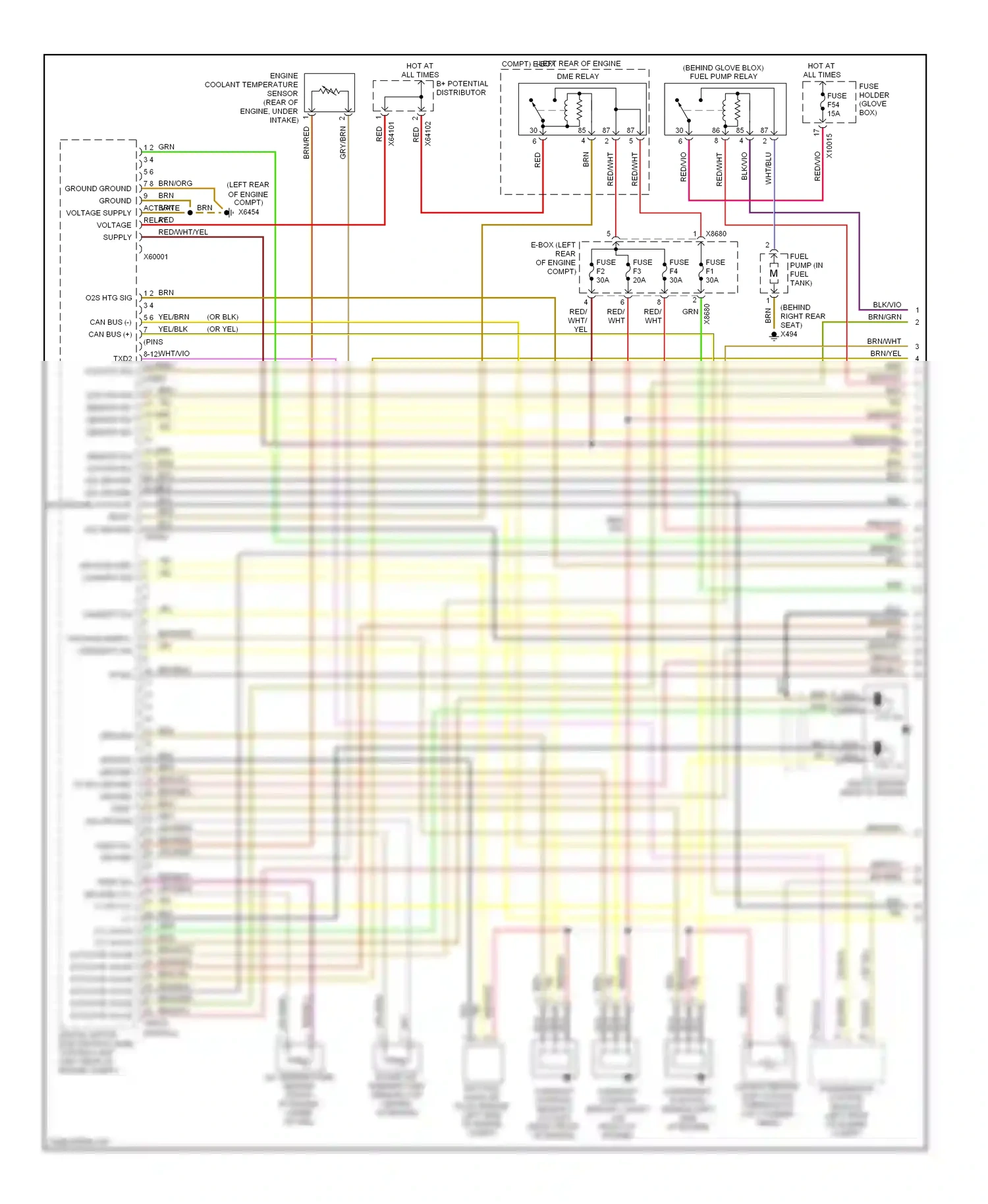 Wiring diagram nca for BMW 3 series E46 facelift (2001-2006) (18 of 75)