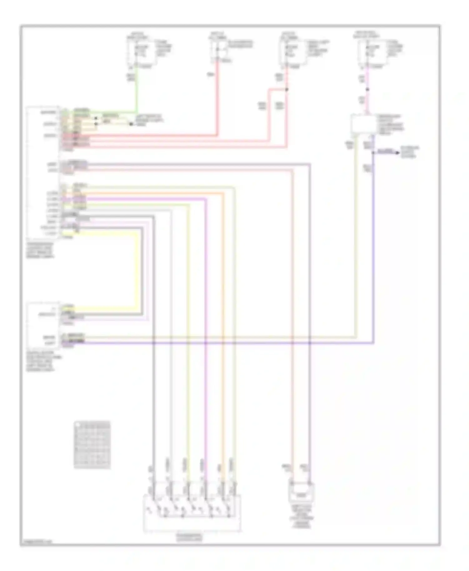 Wiring diagram transmission control unit for BMW 3 series E46 facelift (2001-2006) (7 of 7)