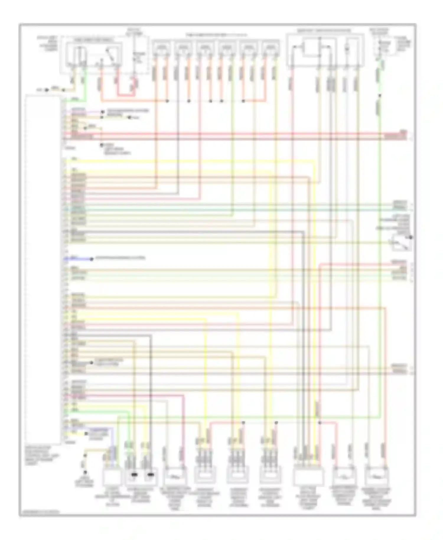 Wiring diagram transmissions system for BMW 3 series E46 facelift (2001-2006) (1 of 2)