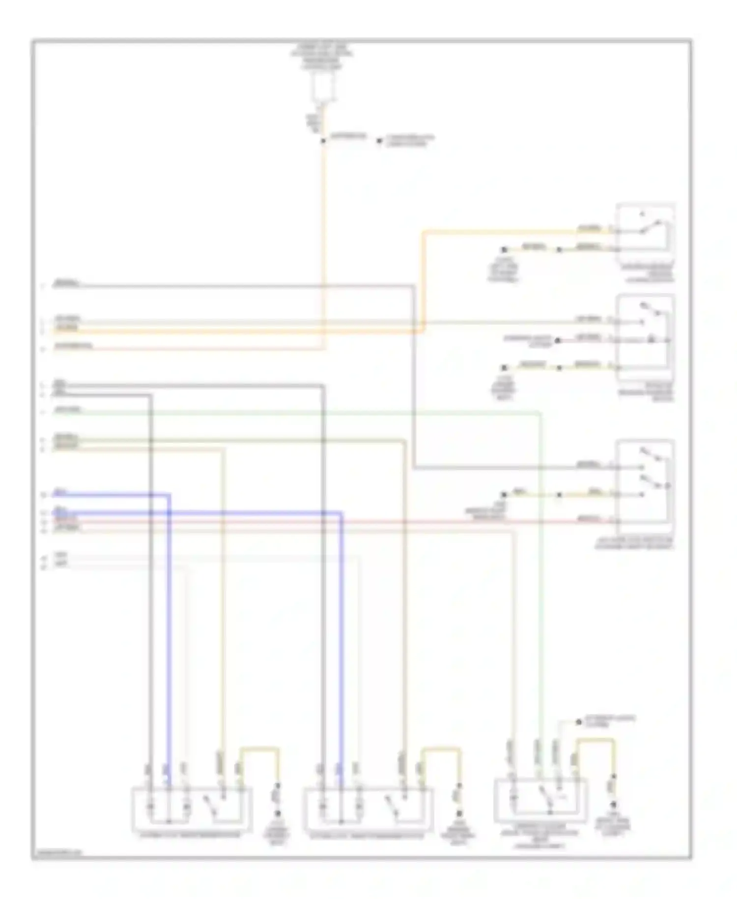 Wiring diagram trunk lid release solenoid switch for BMW 3 series E46 facelift (2001-2006) (1 of 6)