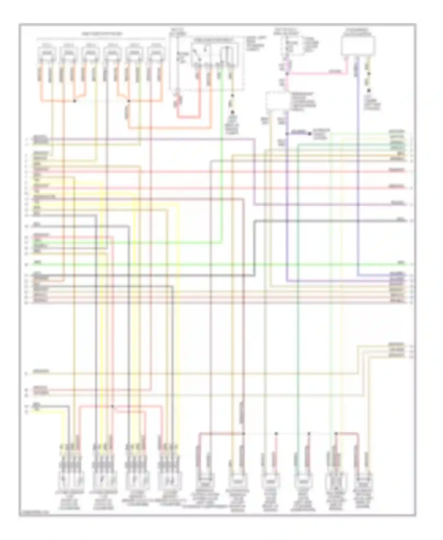 3 series BMW E46 (1998-2003): Wiring diagram engine performance 2.5l (2 of 3)
