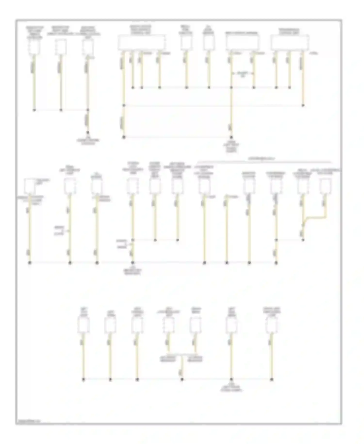 3 series BMW E46 (1998-2003): Ground distribution circuit (1 of 4)