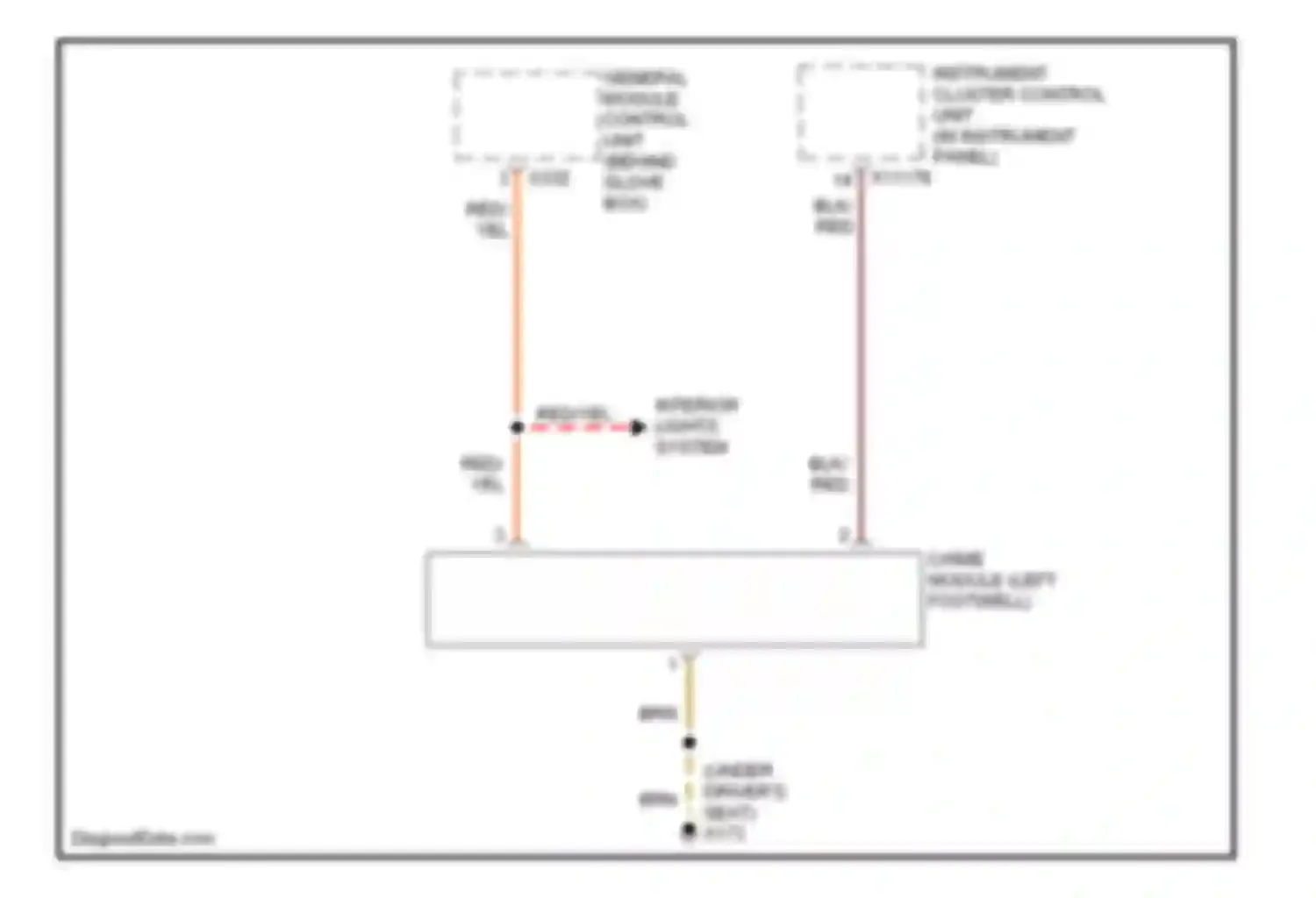 3 series BMW E46 (1998-2003): Chime circuit, sedan